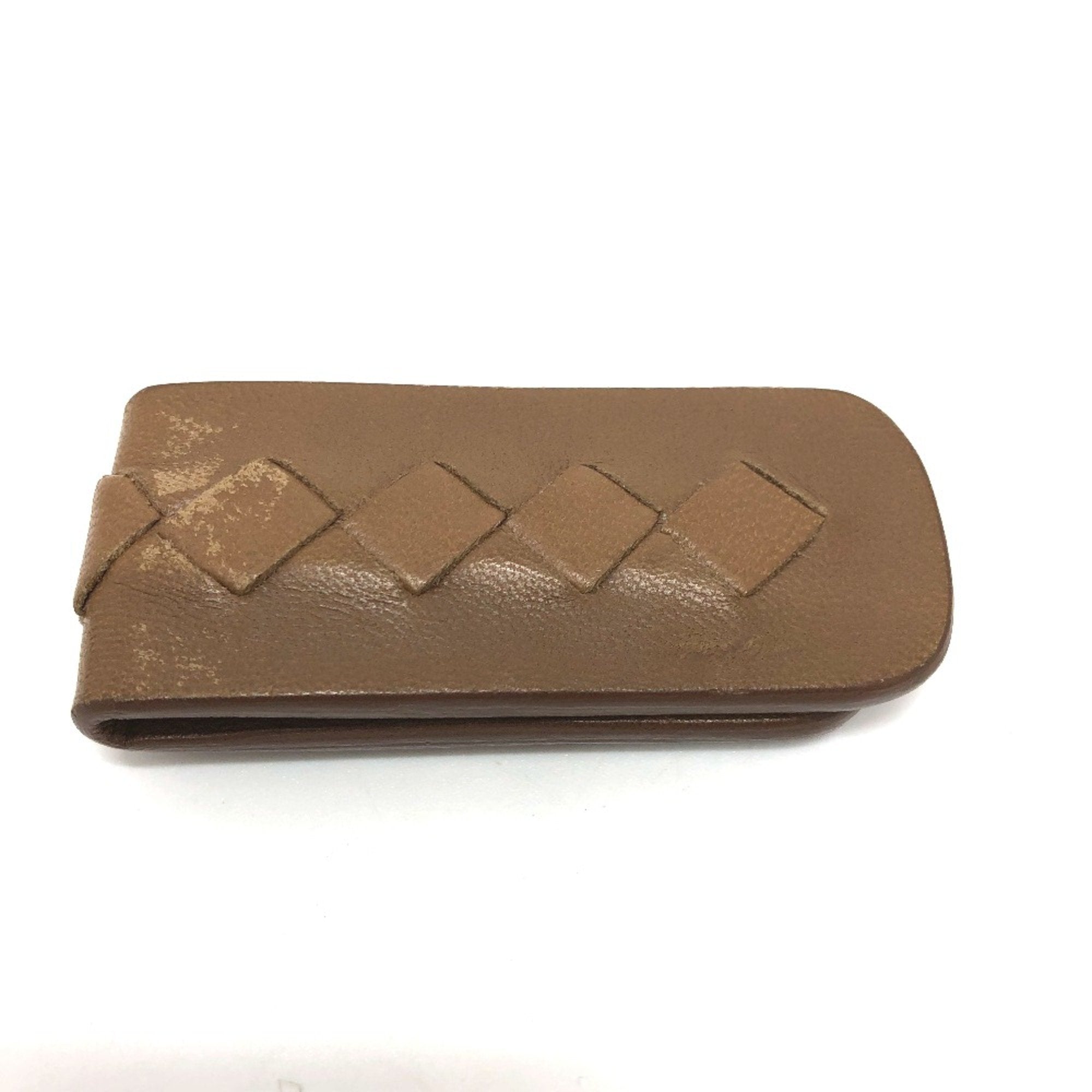 Bottega Veneta Brown Leather Money Clip (Pre-Owned)
