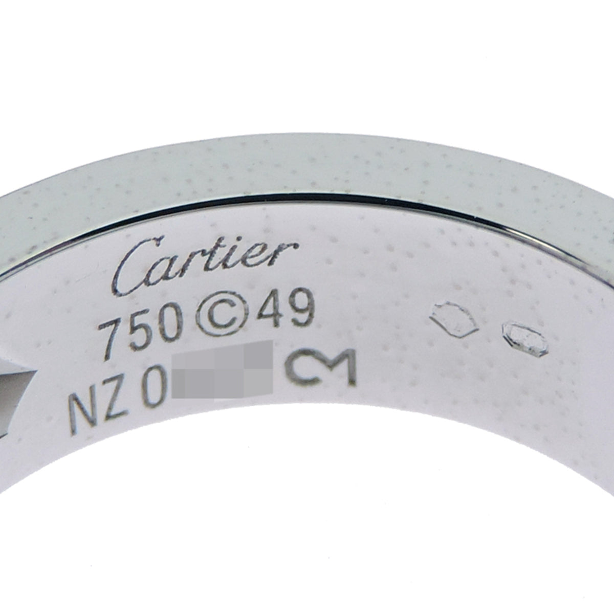 Cartier White Gold (18K) Band Ring (Pre-Owned)
