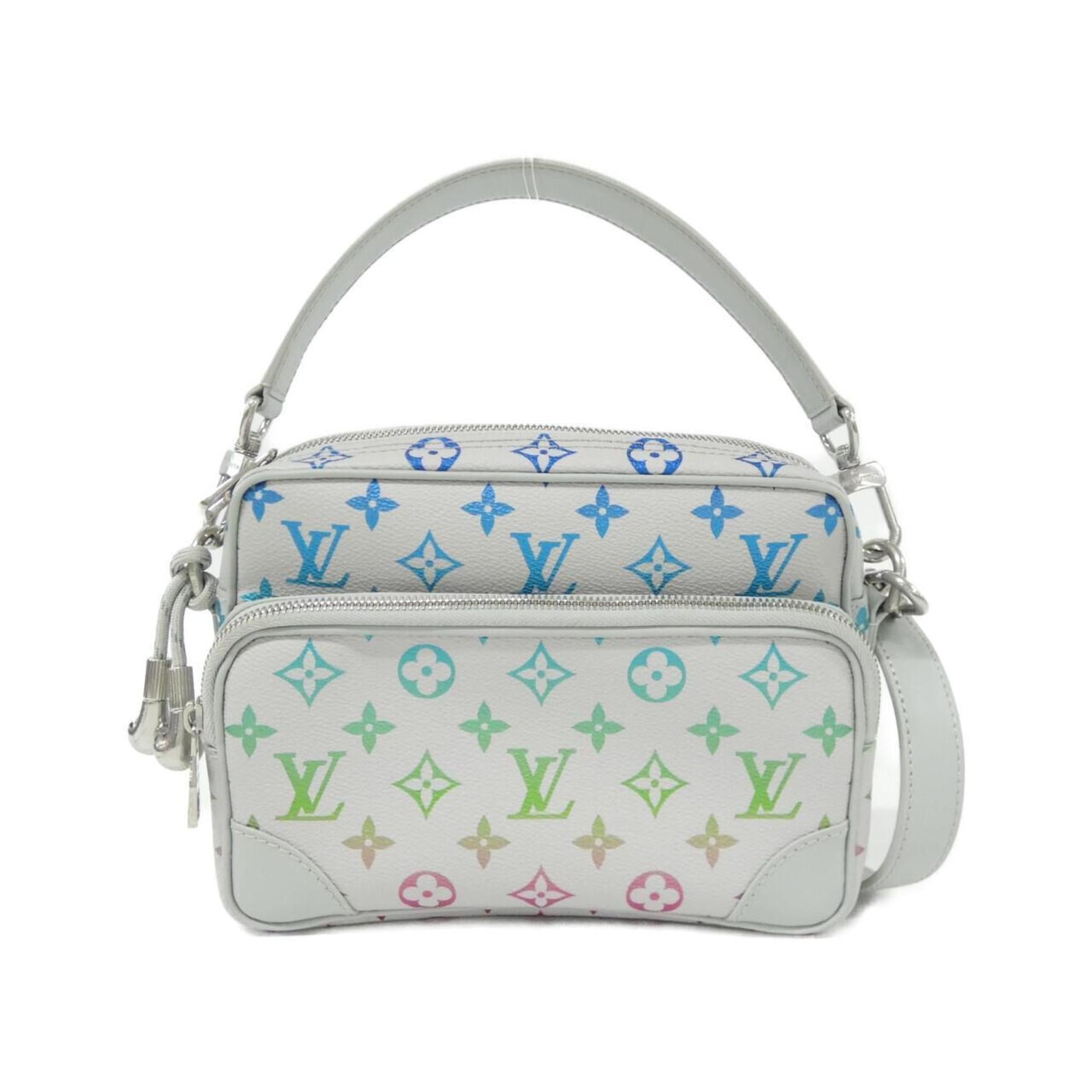 Louis Vuitton Monogram Gray Coated Canvas Handbag (Pre-Owned)