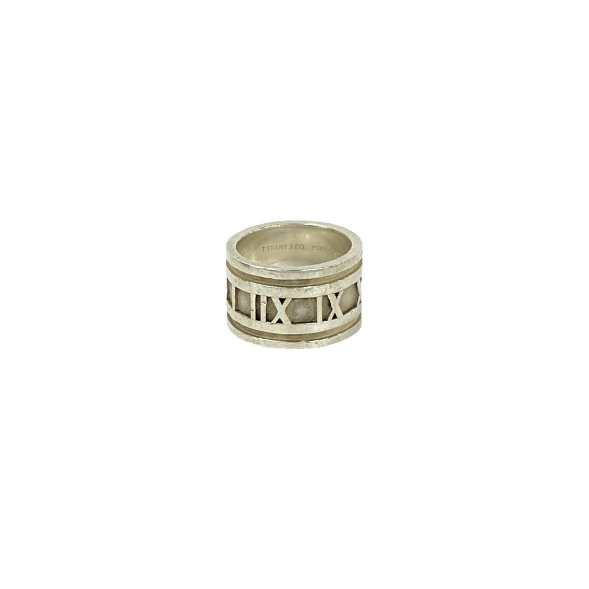 Tiffany Silver Silver 925 Band Ring (Pre-Owned)