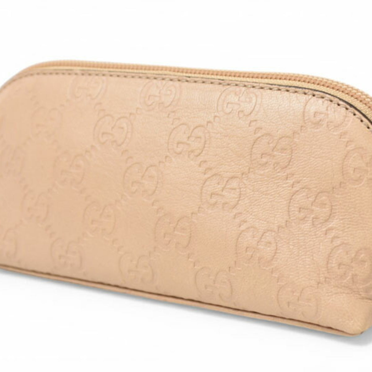 Gucci Beige Brown Pouch (Pre-Owned)