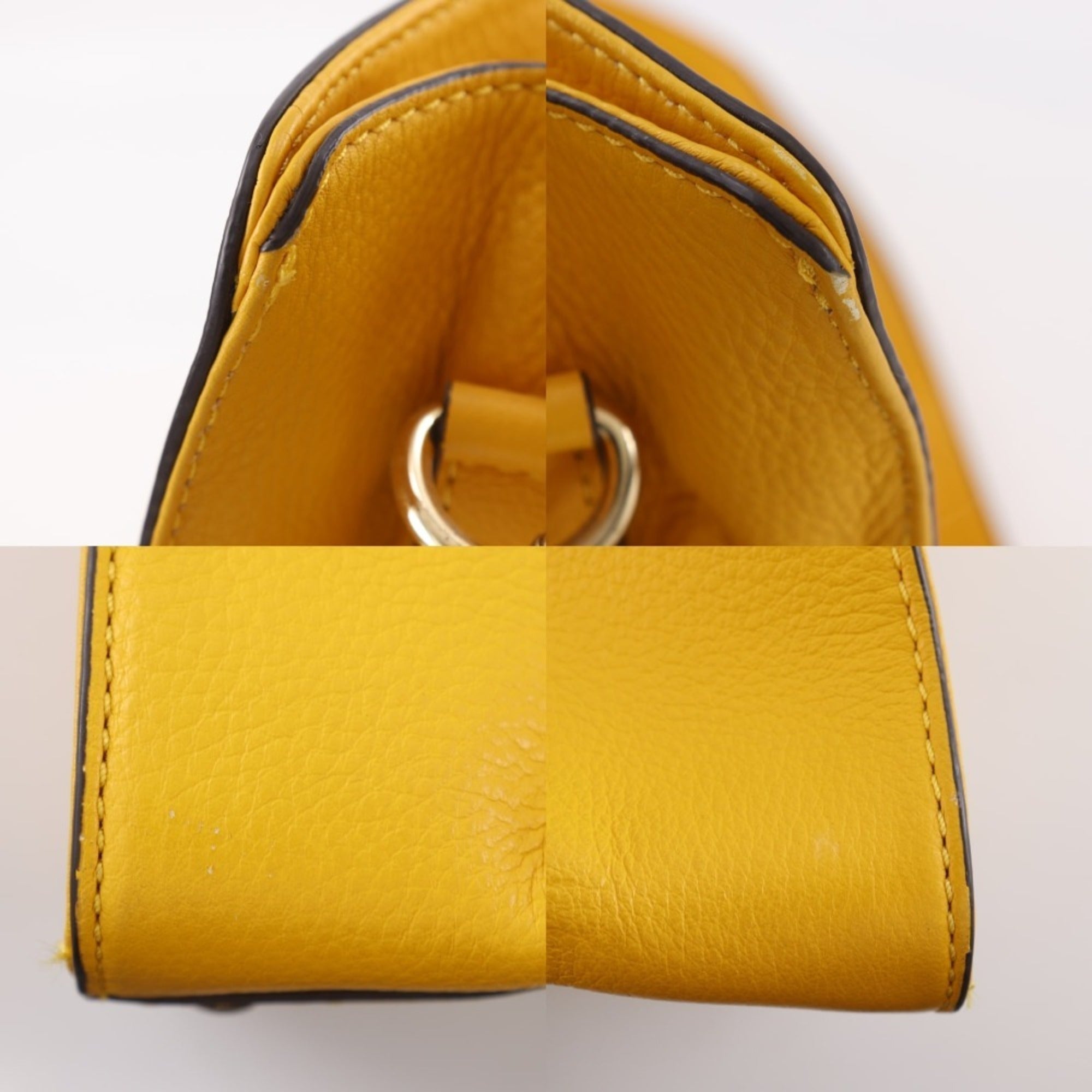 Michael Kors Yellow Leather Handbag (Pre-Owned)