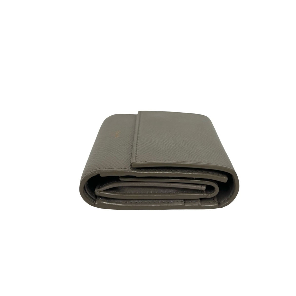 Celine Gray Leather Wallet (Tri-Fold) (Pre-Owned)