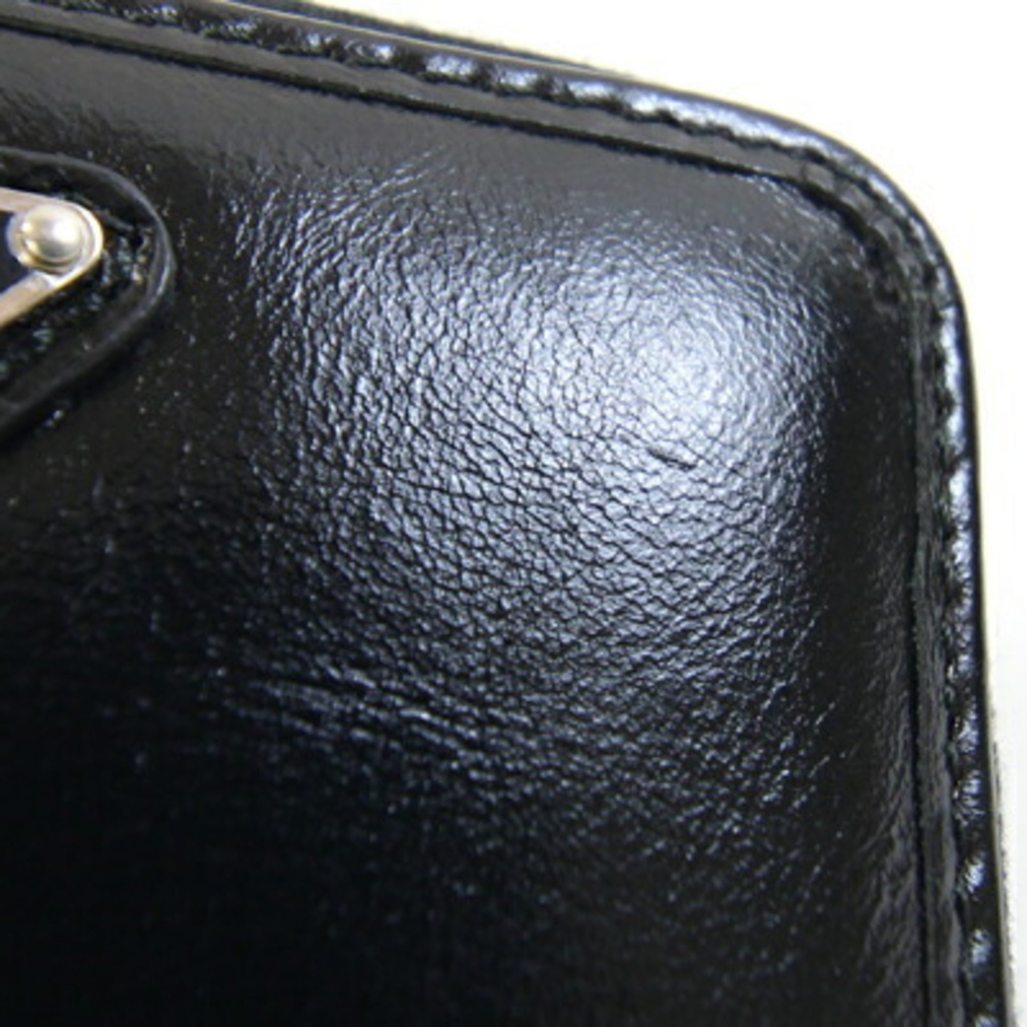 Prada Black Leather Coin Purse/Coin Case (Pre-Owned)