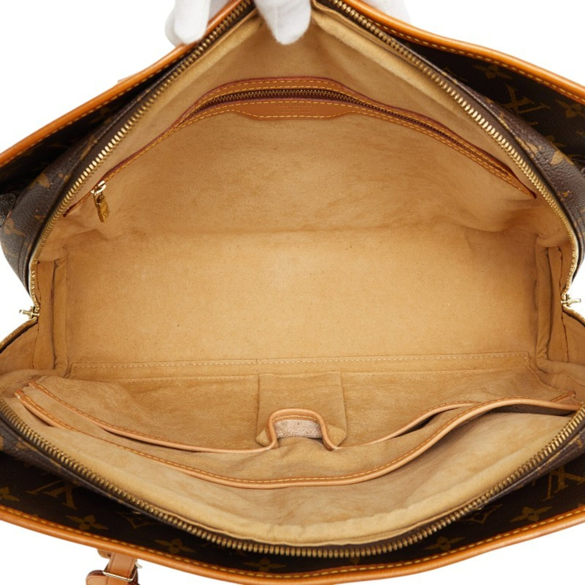 Louis Vuitton Brown Pvc Leather Briefcase (Pre-Owned)