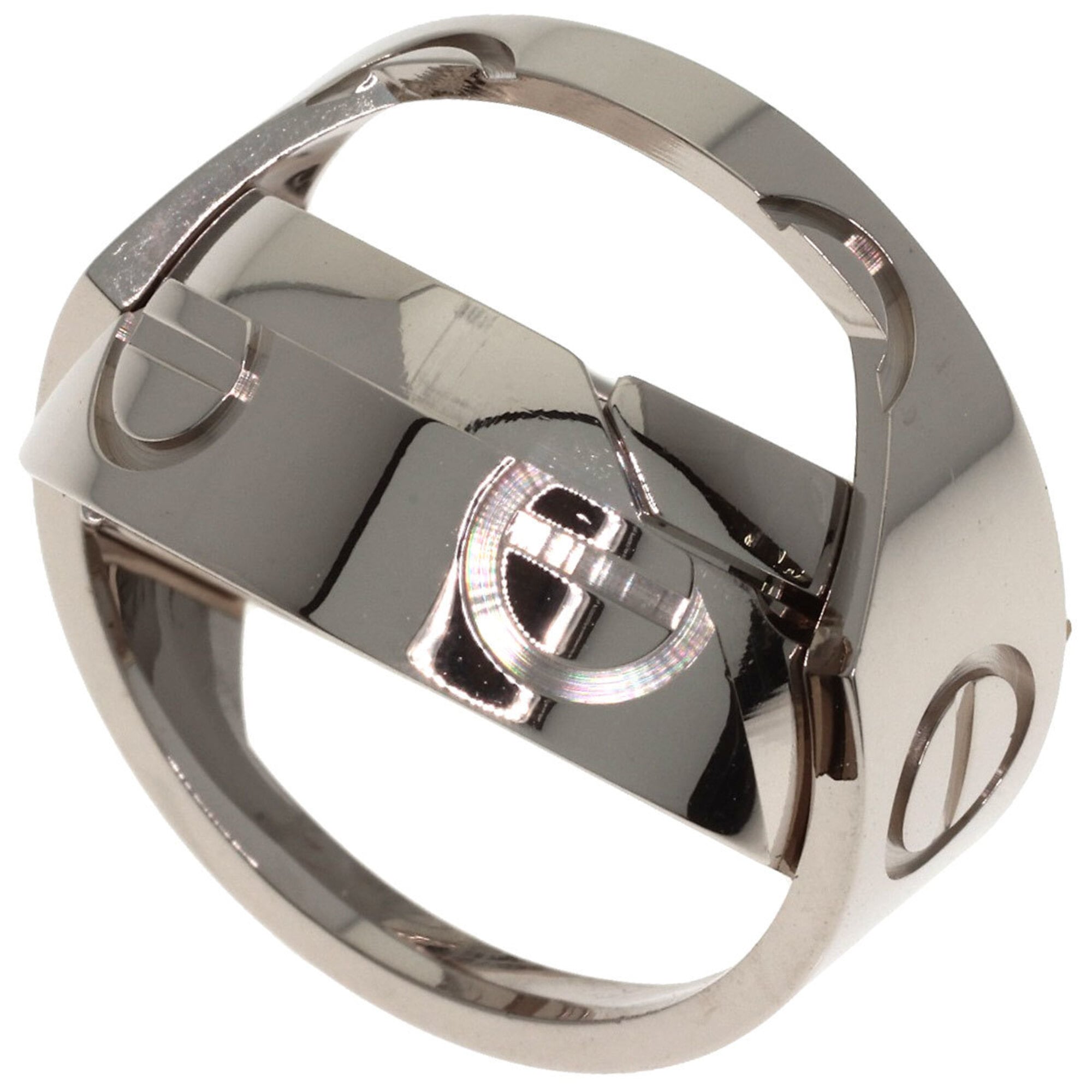 Cartier Silver White Gold (18K) Band Ring (Pre-Owned)