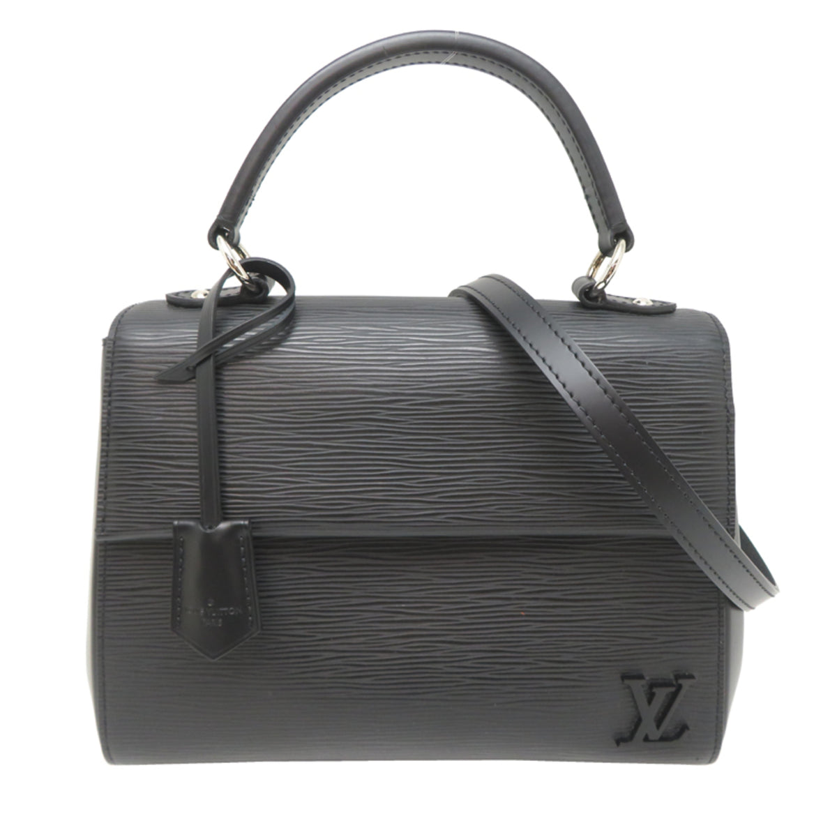 Louis Vuitton Black Noir Epi Leather Handbag (Pre-Owned)