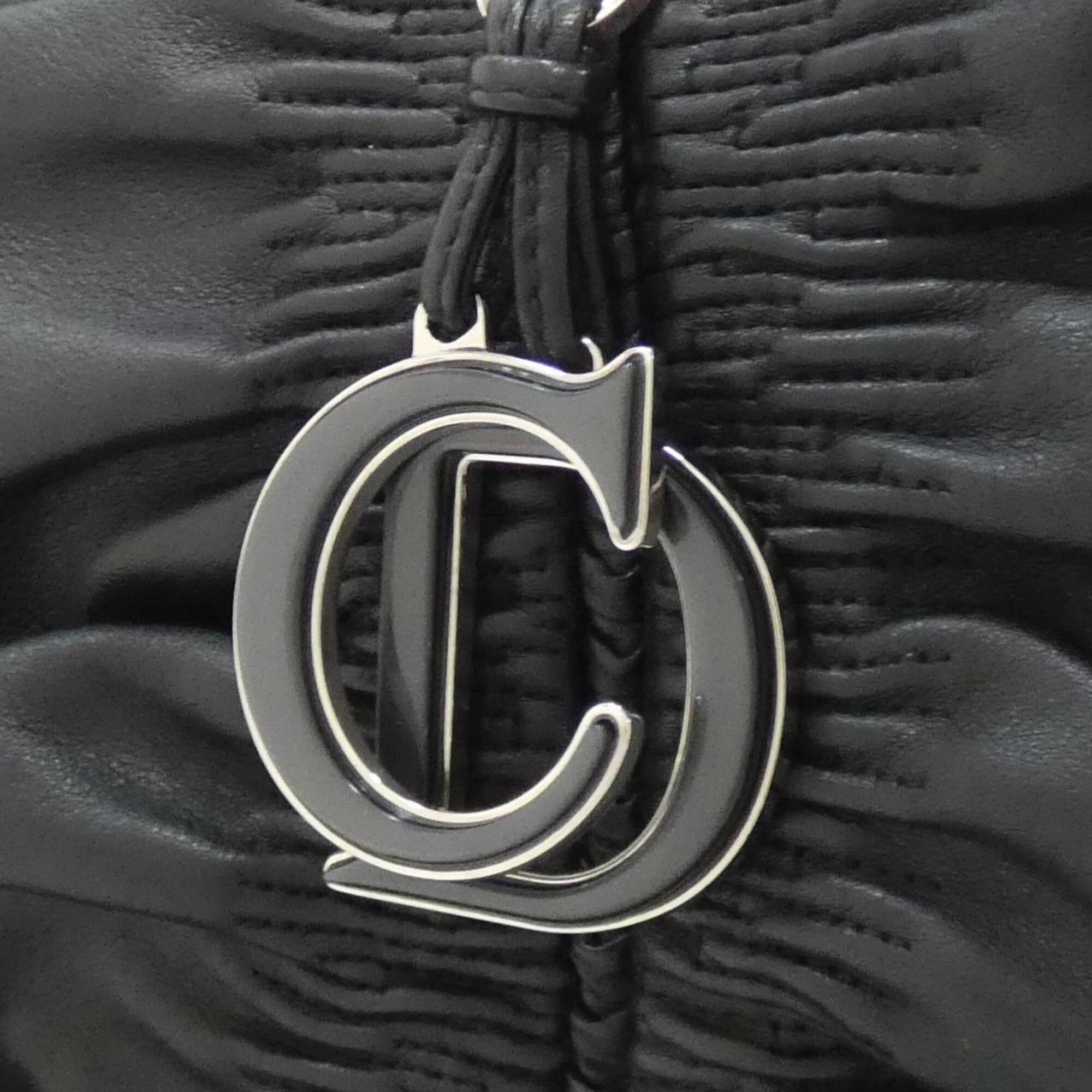 Christian Dior Black Leather Handbag (Pre-Owned)