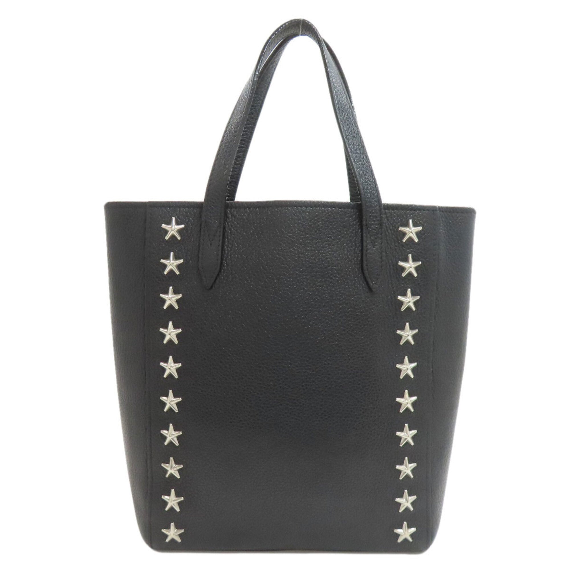 Jimmy Choo Black Leather Tote Bag (Pre-Owned)