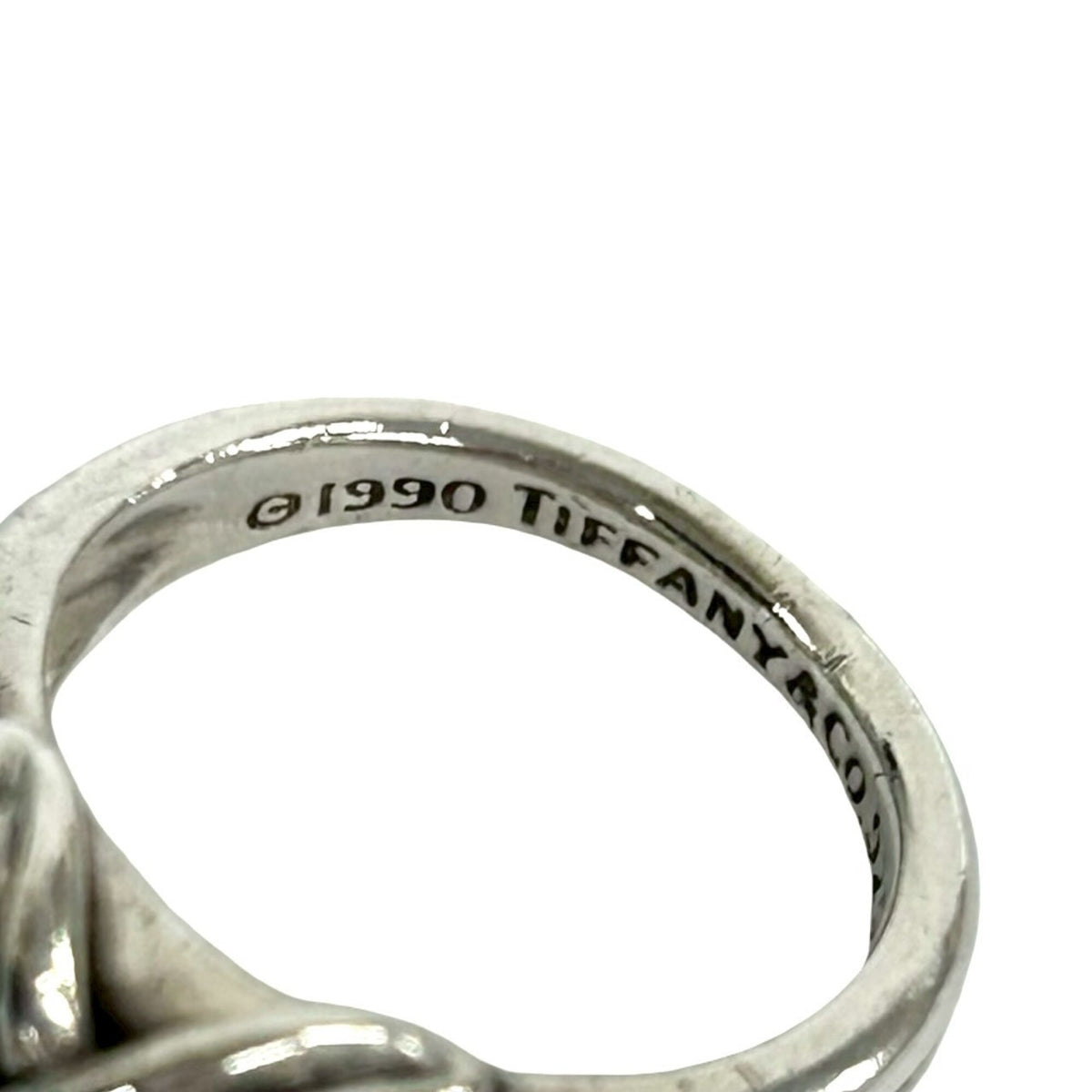 Tiffany Silver Silver 925 Band Ring (Pre-Owned)