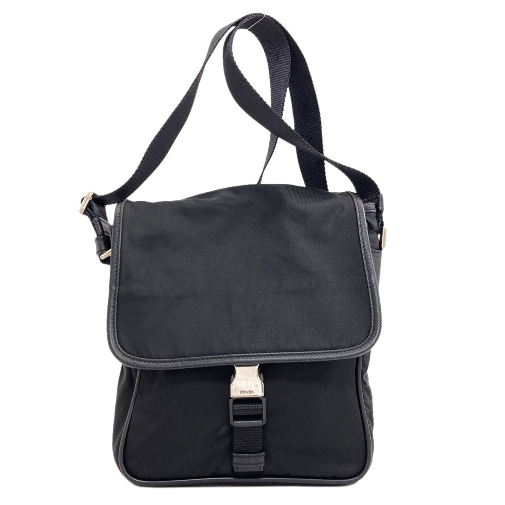 Prada Black Nylon Shoulder Bag (Pre-Owned)