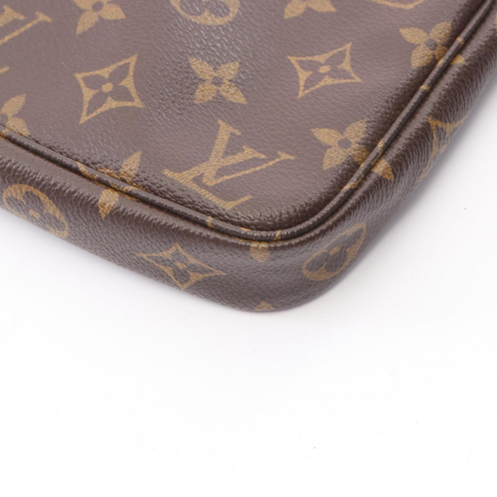 Louis Vuitton Brown Coated Canvas Leather Handbag (Pre-Owned)