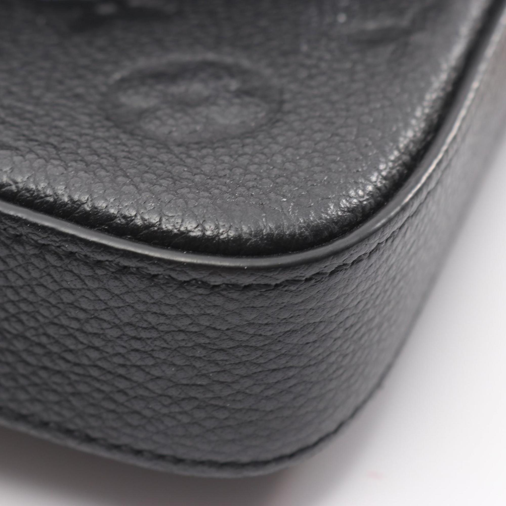 Louis Vuitton Black Noir Monogram Empreinte Pochette Shoulder Bag (Pre-Owned)