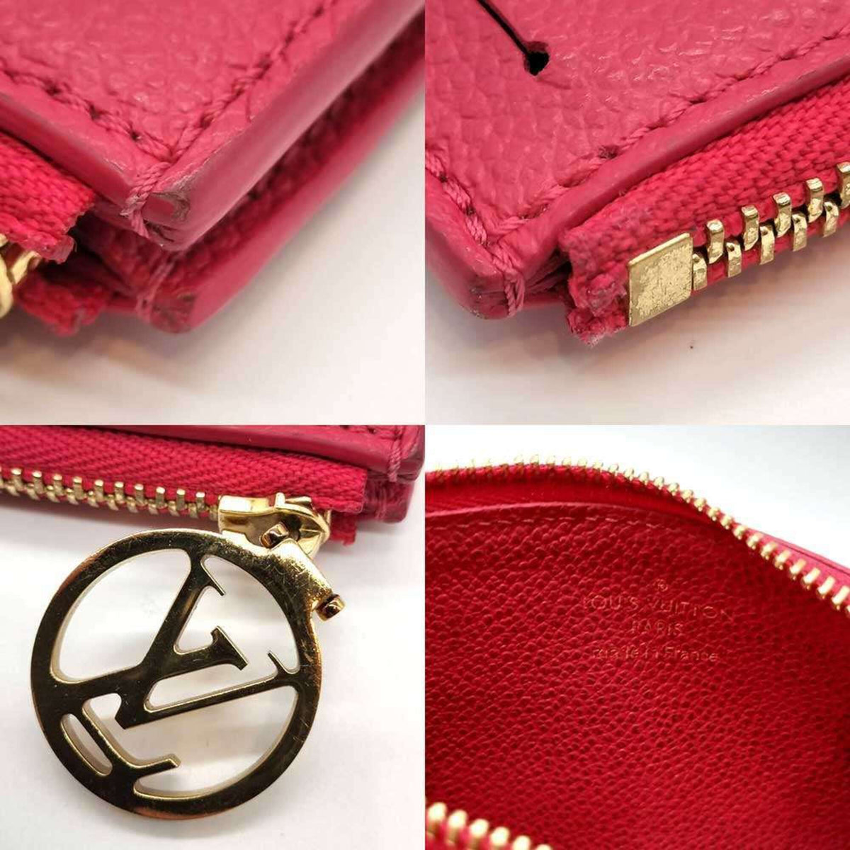 Louis Vuitton Monogram Empreinte Pink Monogram Empreinte Coin Purse/Coin Case (Pre-Owned)