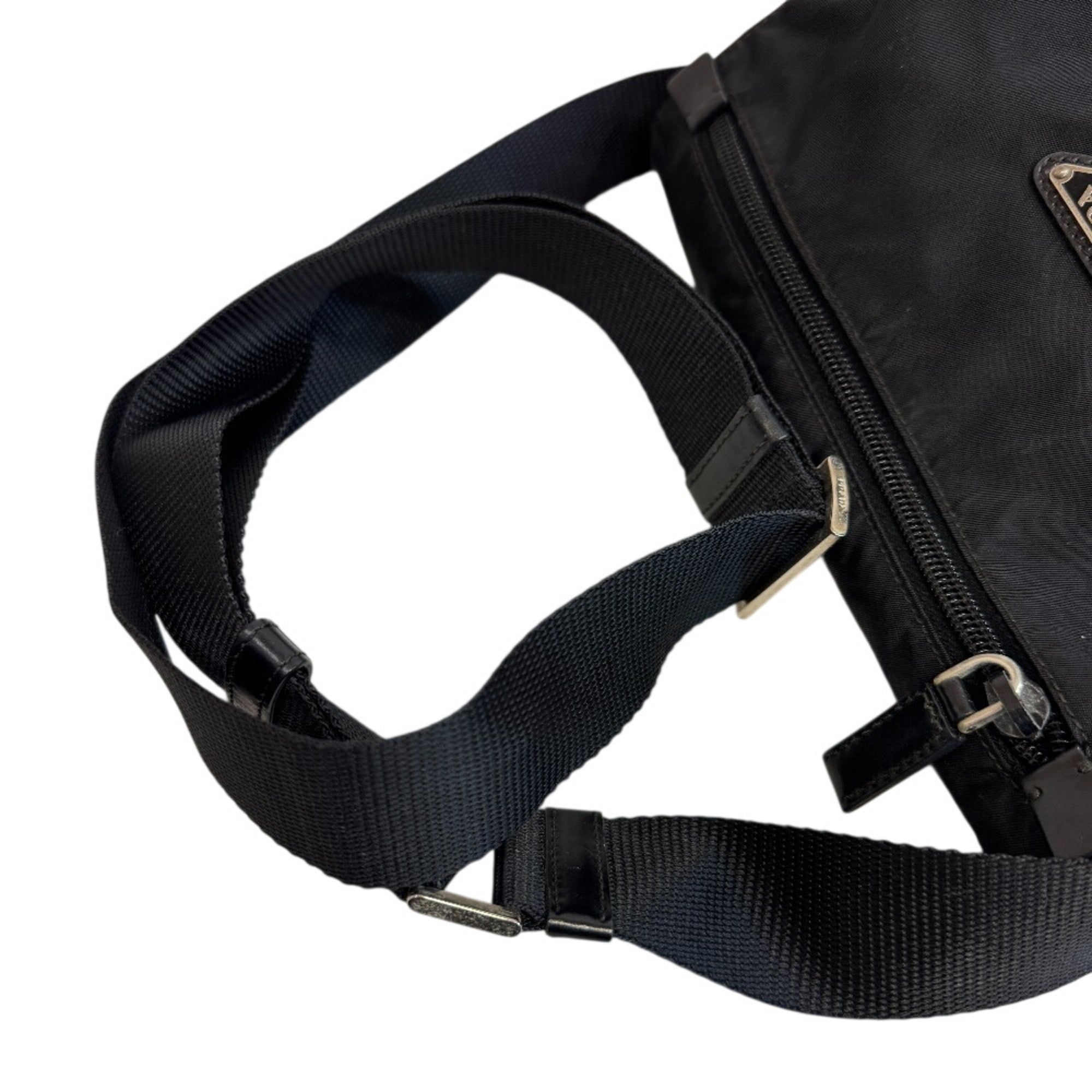 Prada Black Nylon Shoulder Bag (Pre-Owned)