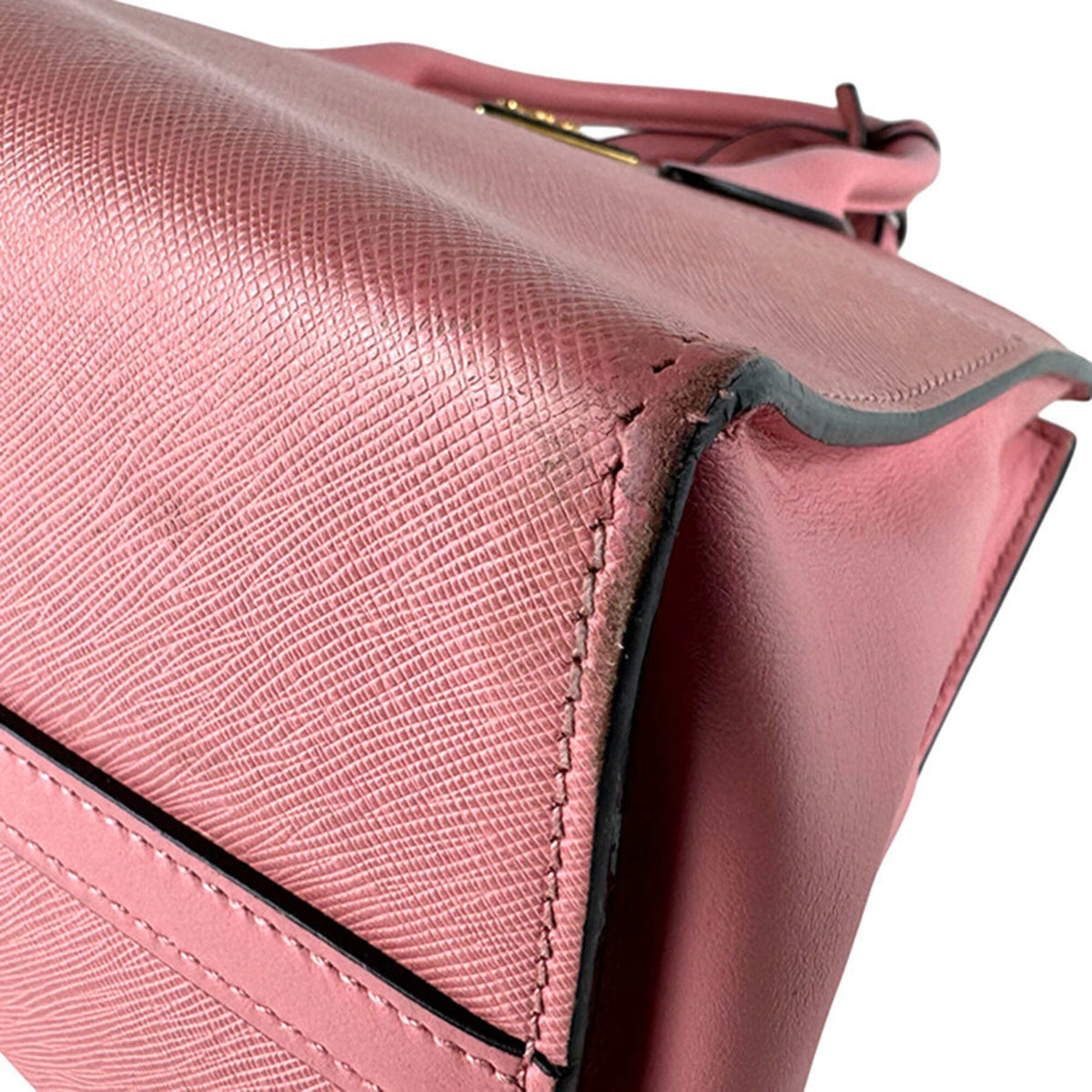 Prada Pink Leather Handbag (Pre-Owned)