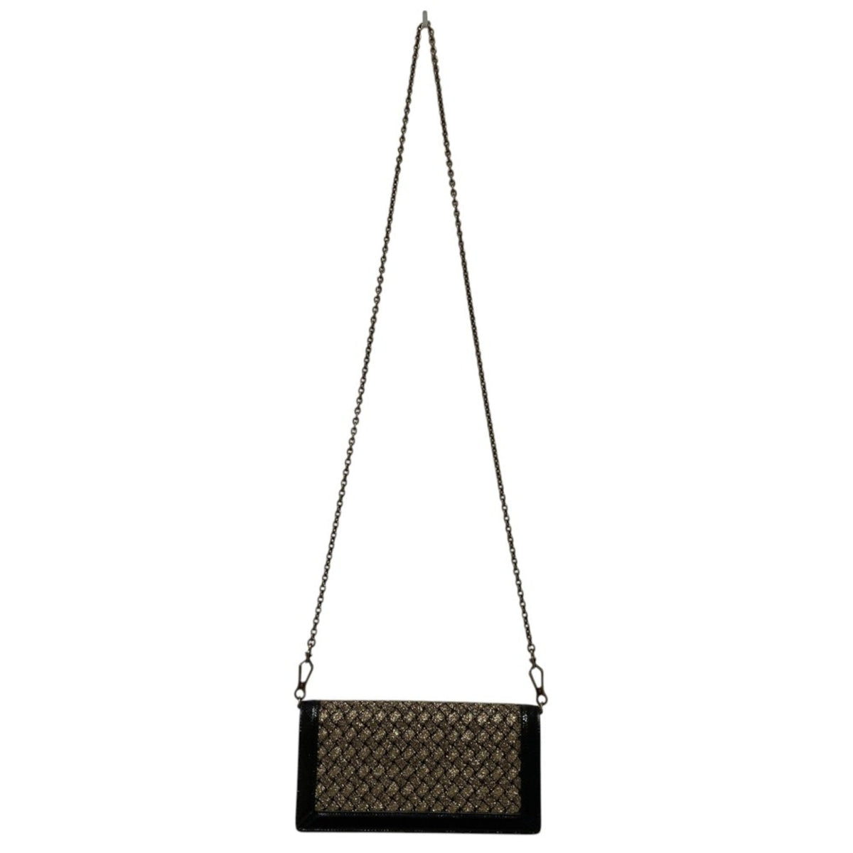 Bottega Veneta Intrecciato Black Intrecciato Shoulder Bag (Pre-Owned)