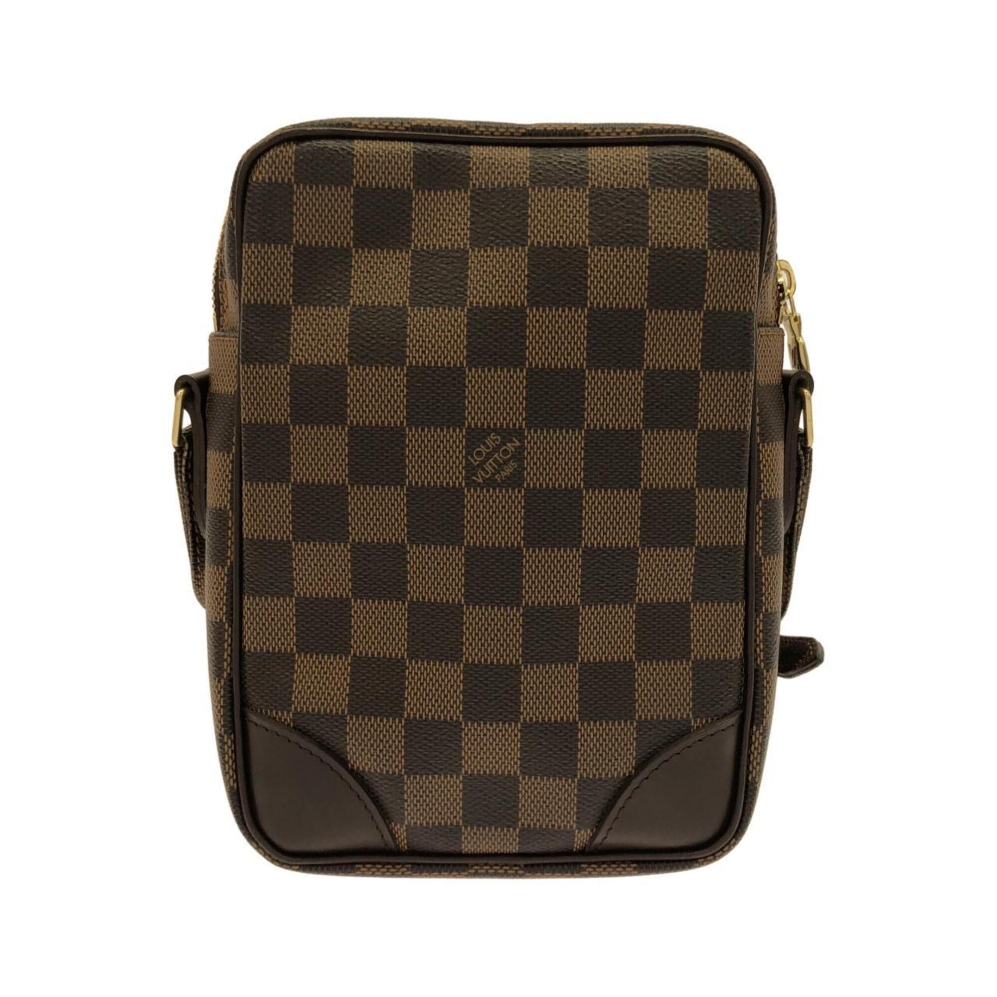 Louis Vuitton Ebene Coated Canvas Shoulder Bag (Pre-Owned)