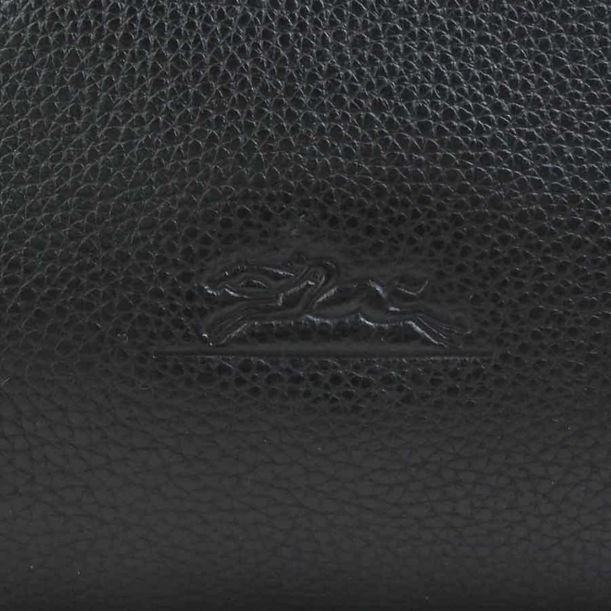 Longchamp Black Leather Shoulder Bag (Pre-Owned)