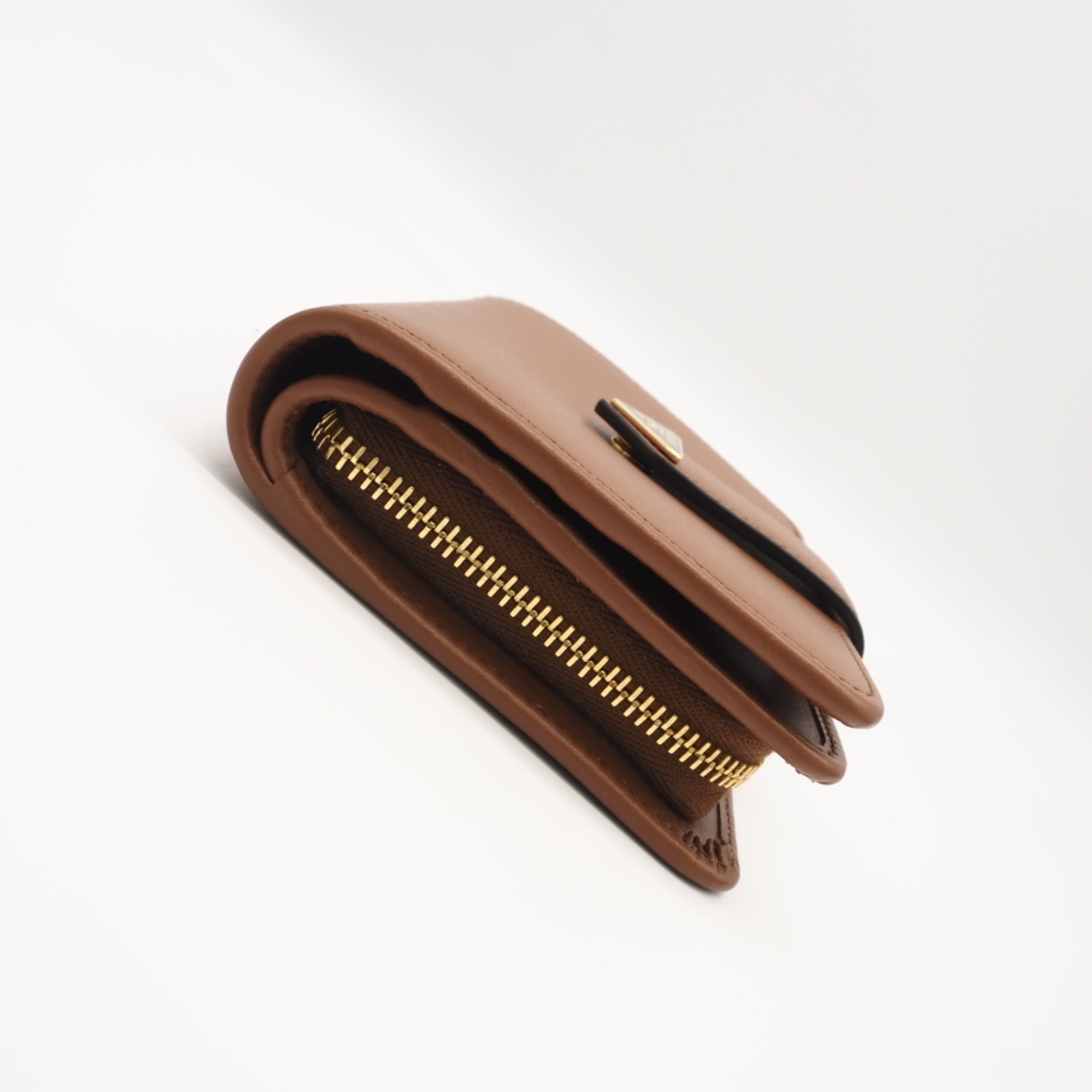 Prada Brown Saffiano Wallet (Bi-Fold) (Pre-Owned)