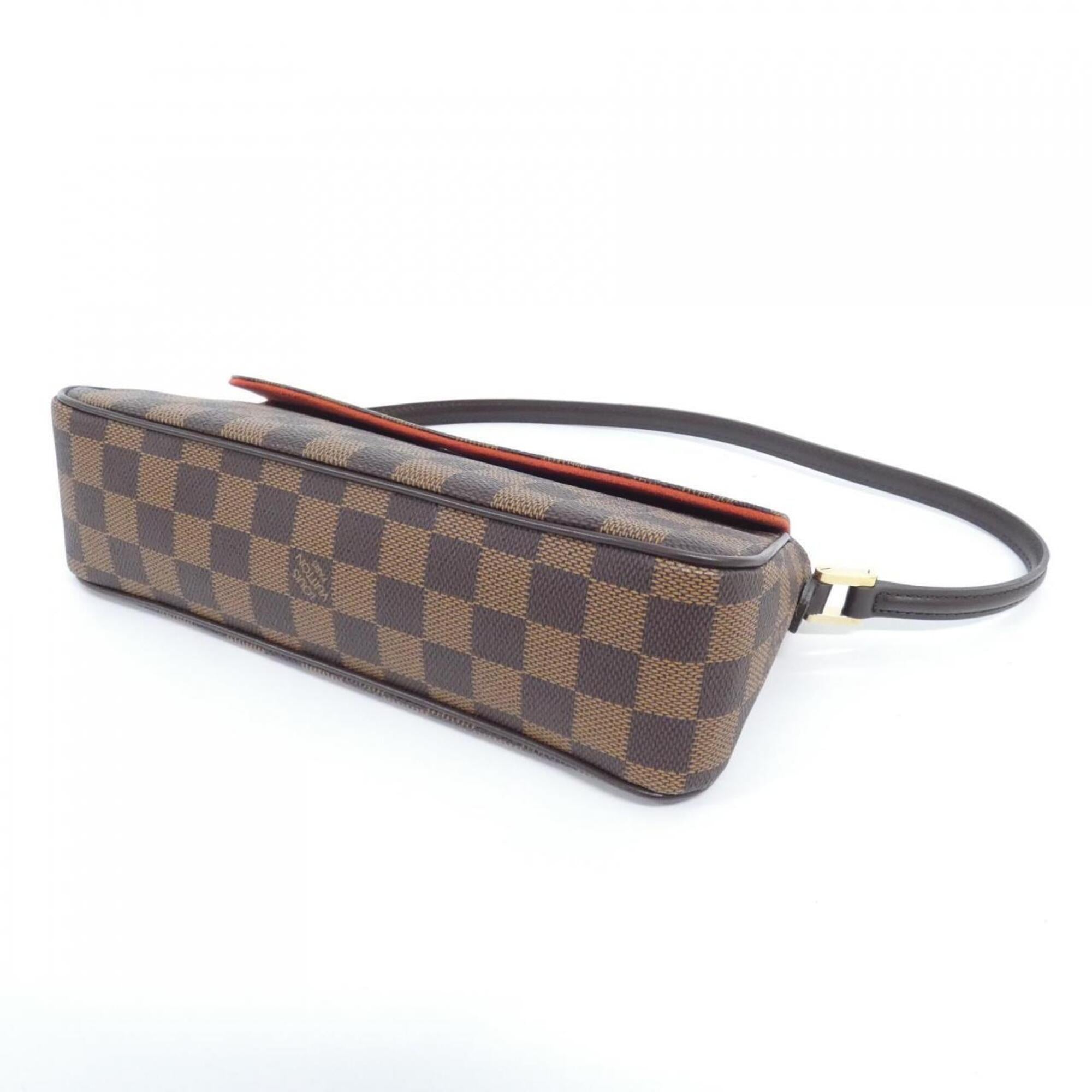 Louis Vuitton Damier Canvas Ebene Coated Canvas Shoulder Bag (Pre-Owned)