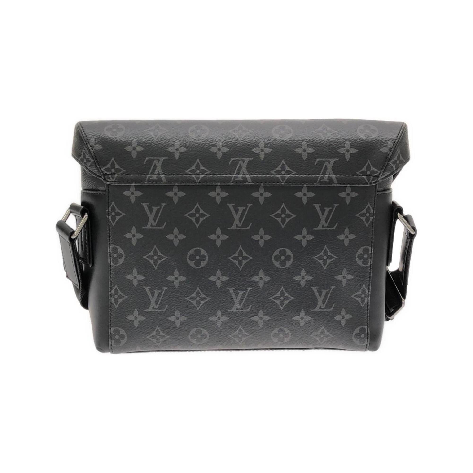 Louis Vuitton Black Coated Canvas Shoulder Bag (Pre-Owned)