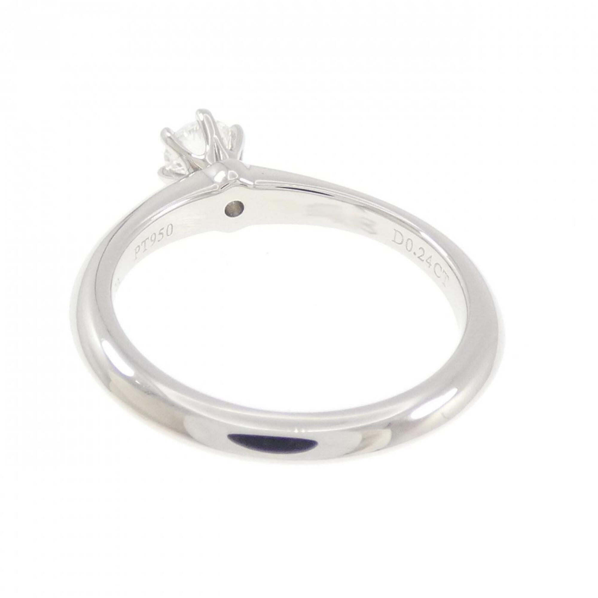 Tiffany Platinum 950 Band Ring (Pre-Owned)