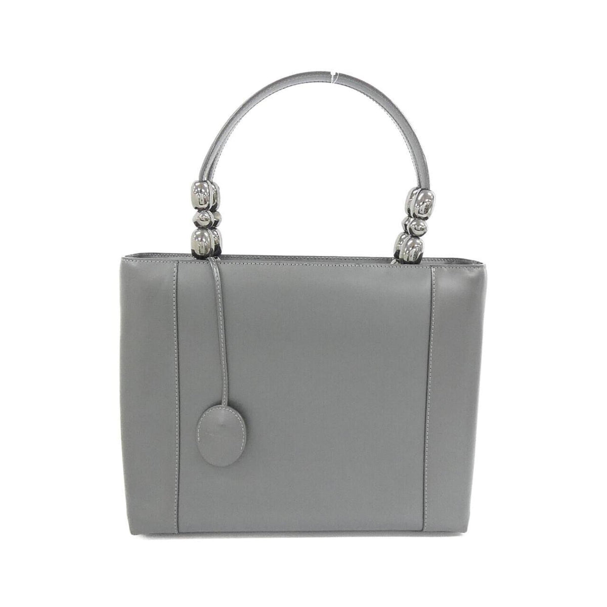 Christian Dior Gray Leather Handbag (Pre-Owned)