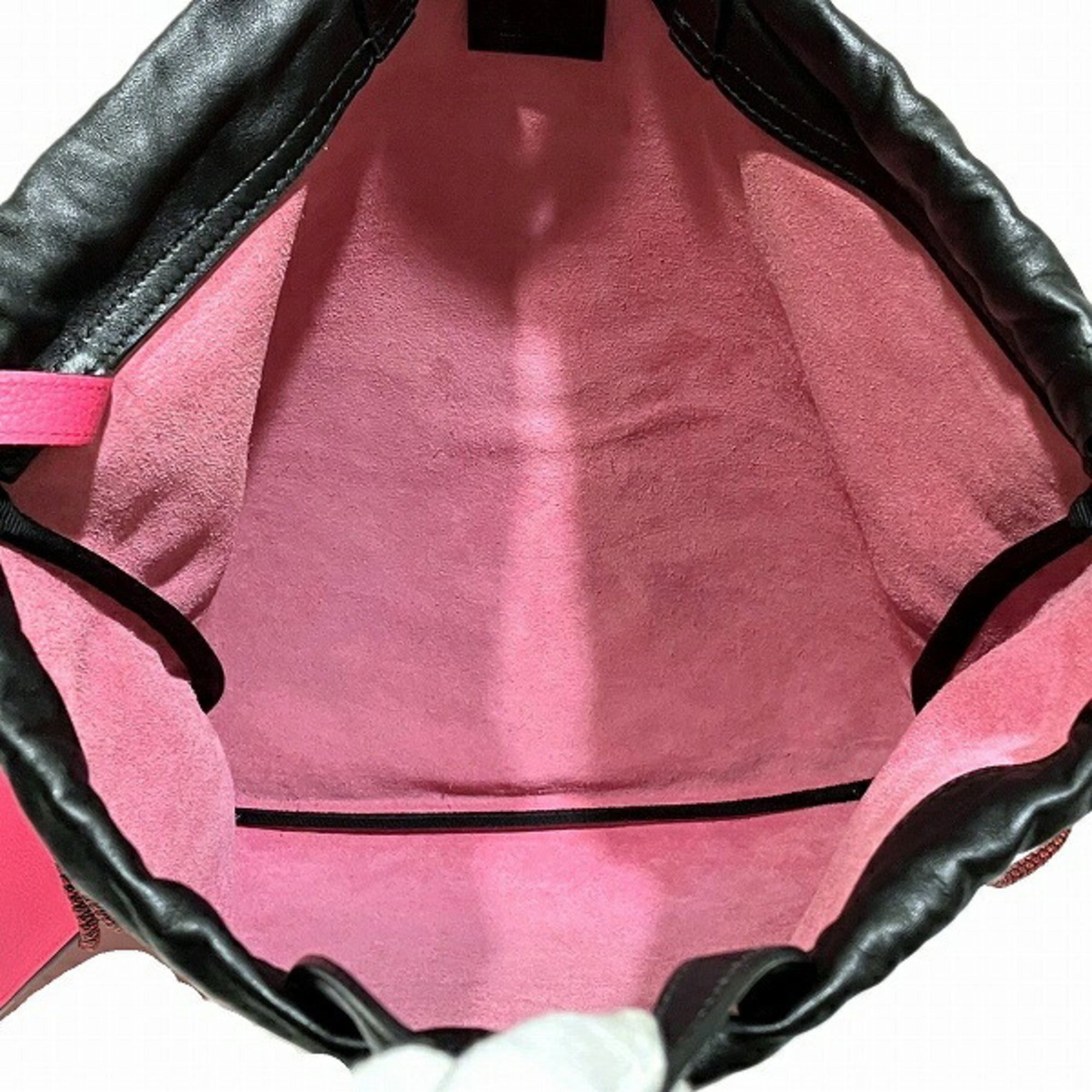 Gucci Pink Leather Backpack (Pre-Owned)
