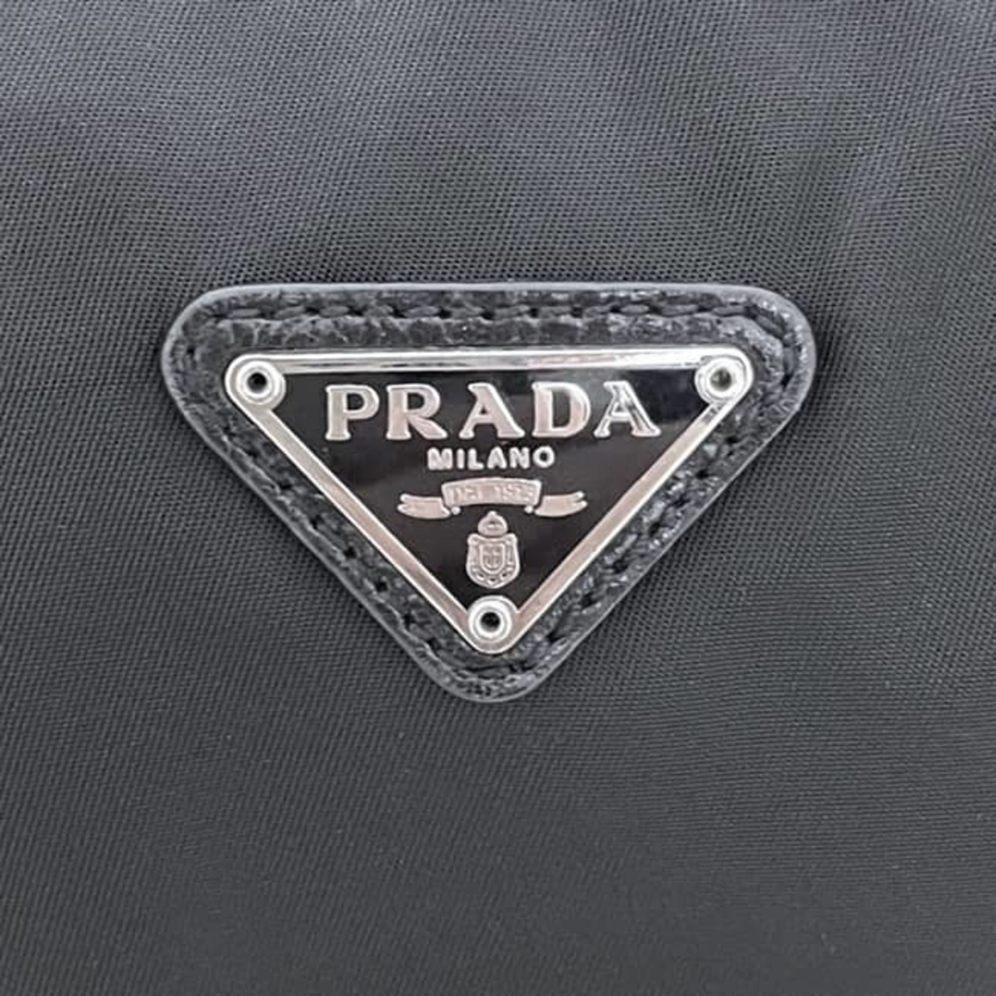 Prada Black Nero Nylon Pouch (Pre-Owned)