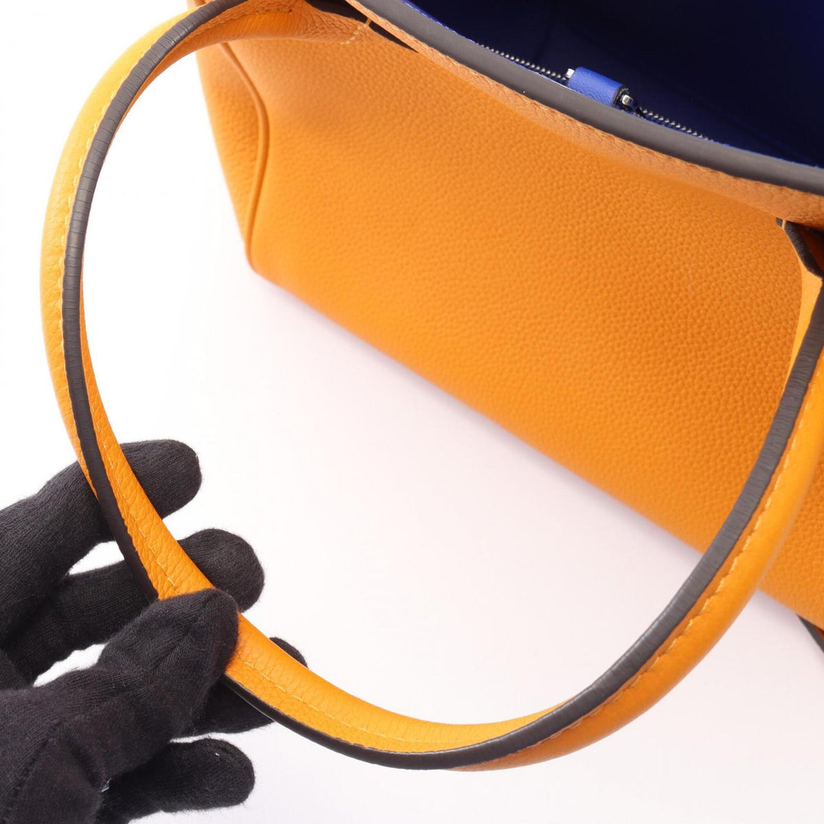 Louis Vuitton Orange Leather Handbag (Pre-Owned)