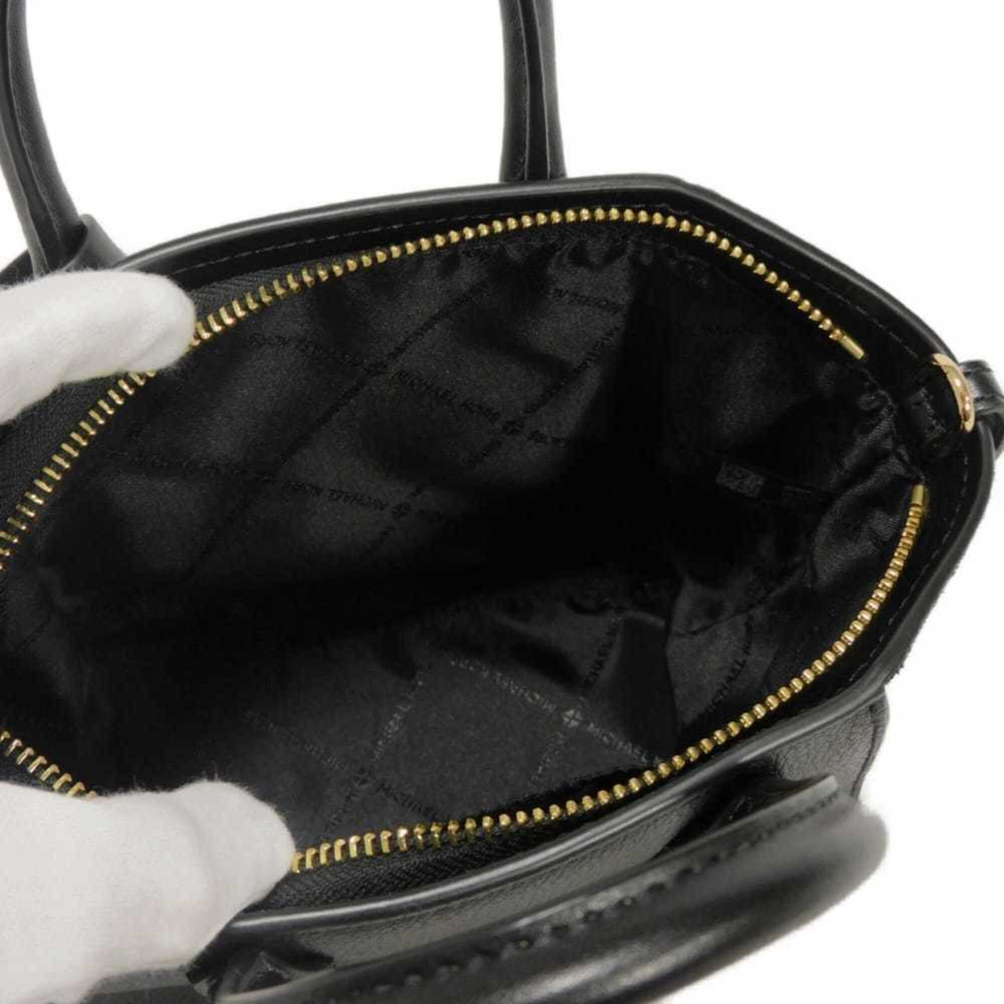 Michael Kors Black Suede Handbag (Pre-Owned)