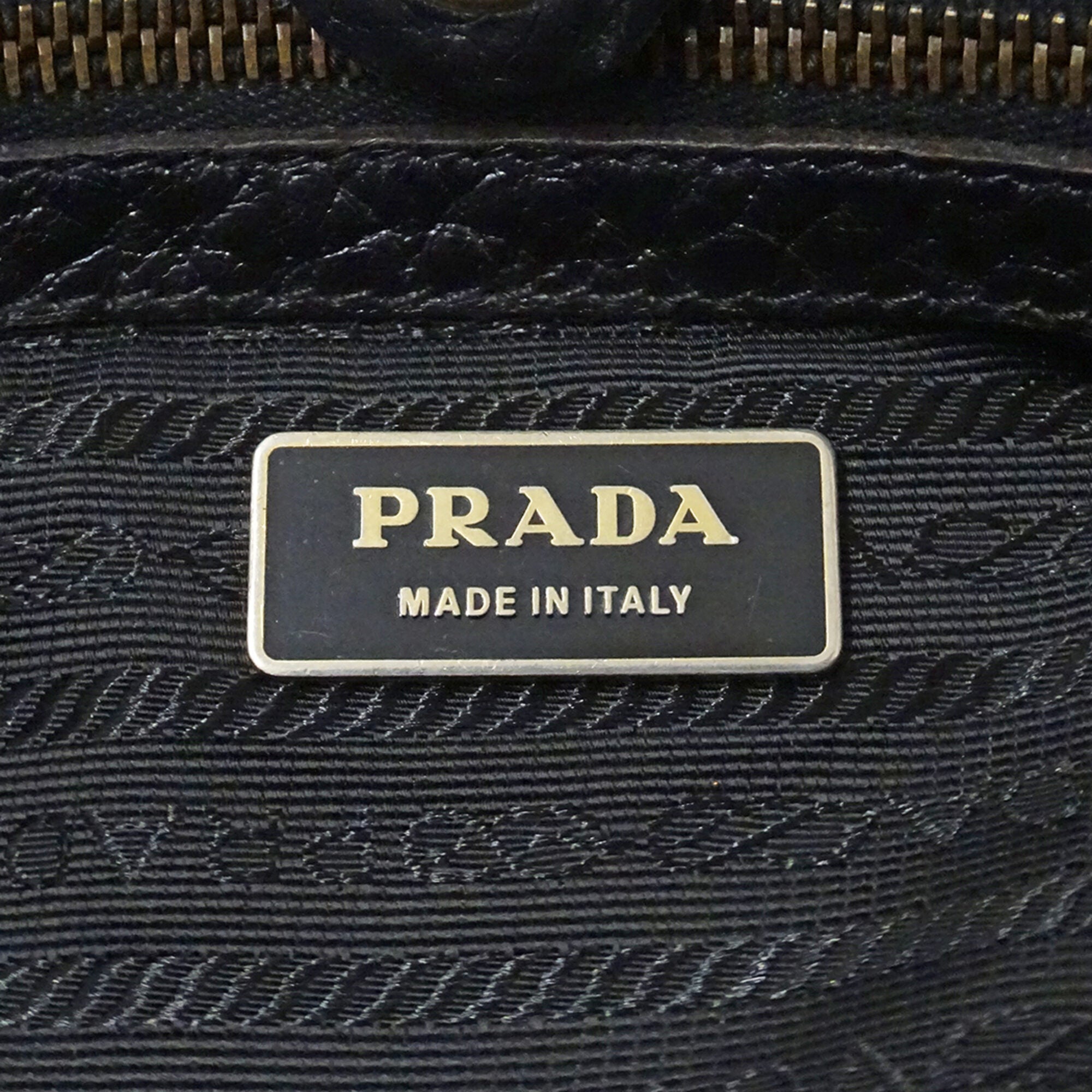 Prada Black Nylon Handbag Tote Bag (Pre-Owned)