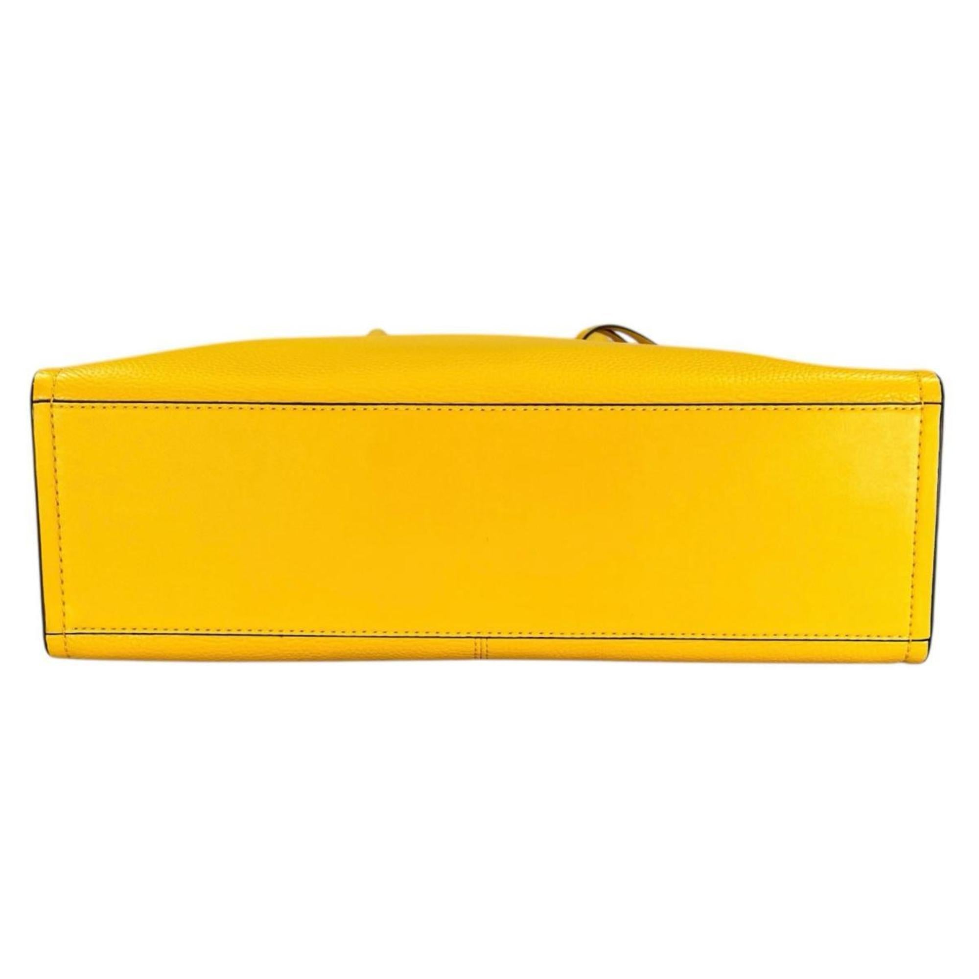Michael Kors Yellow Handbag Shoulder Bag (Pre-Owned)