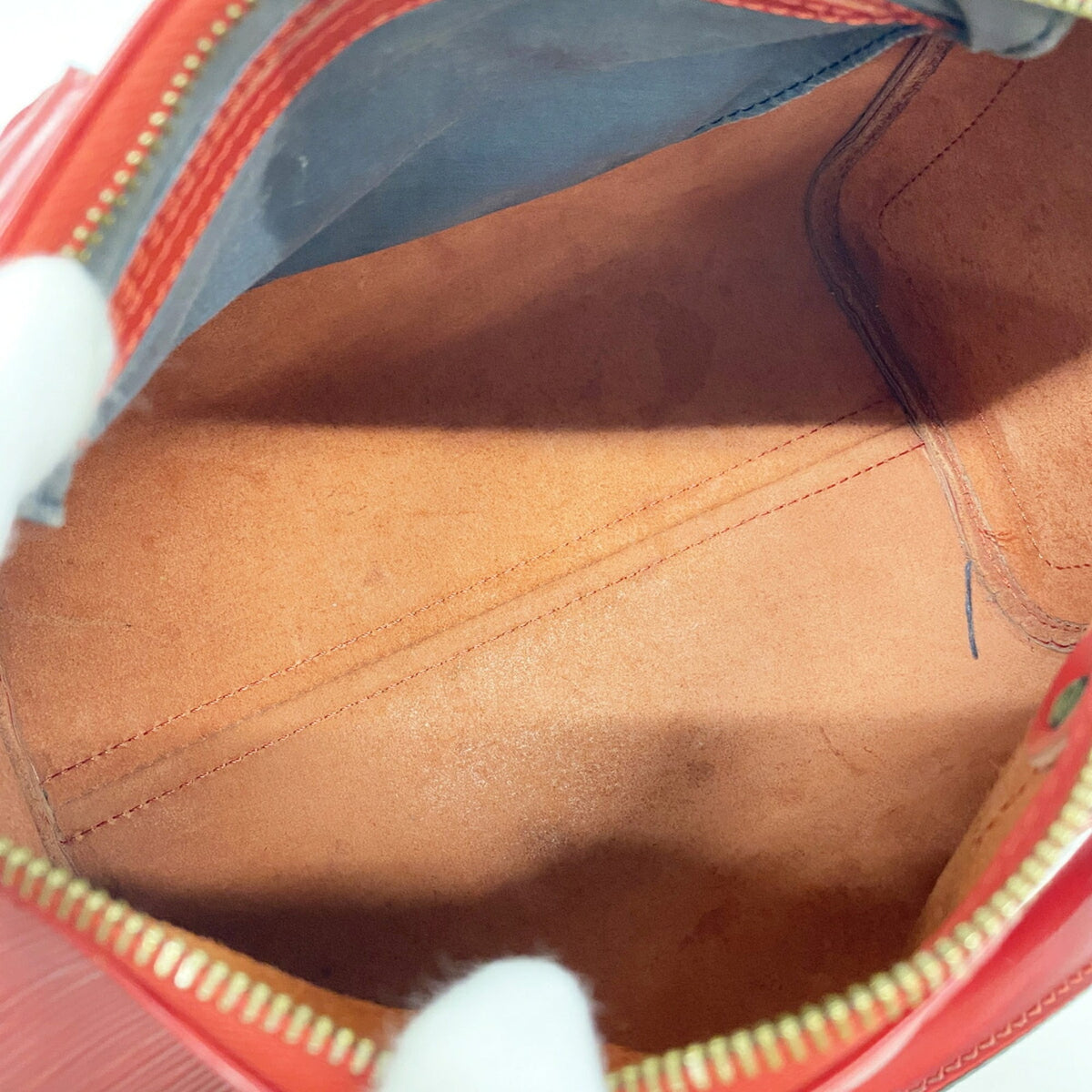 Louis Vuitton Castilian Red Handbag (Pre-Owned)