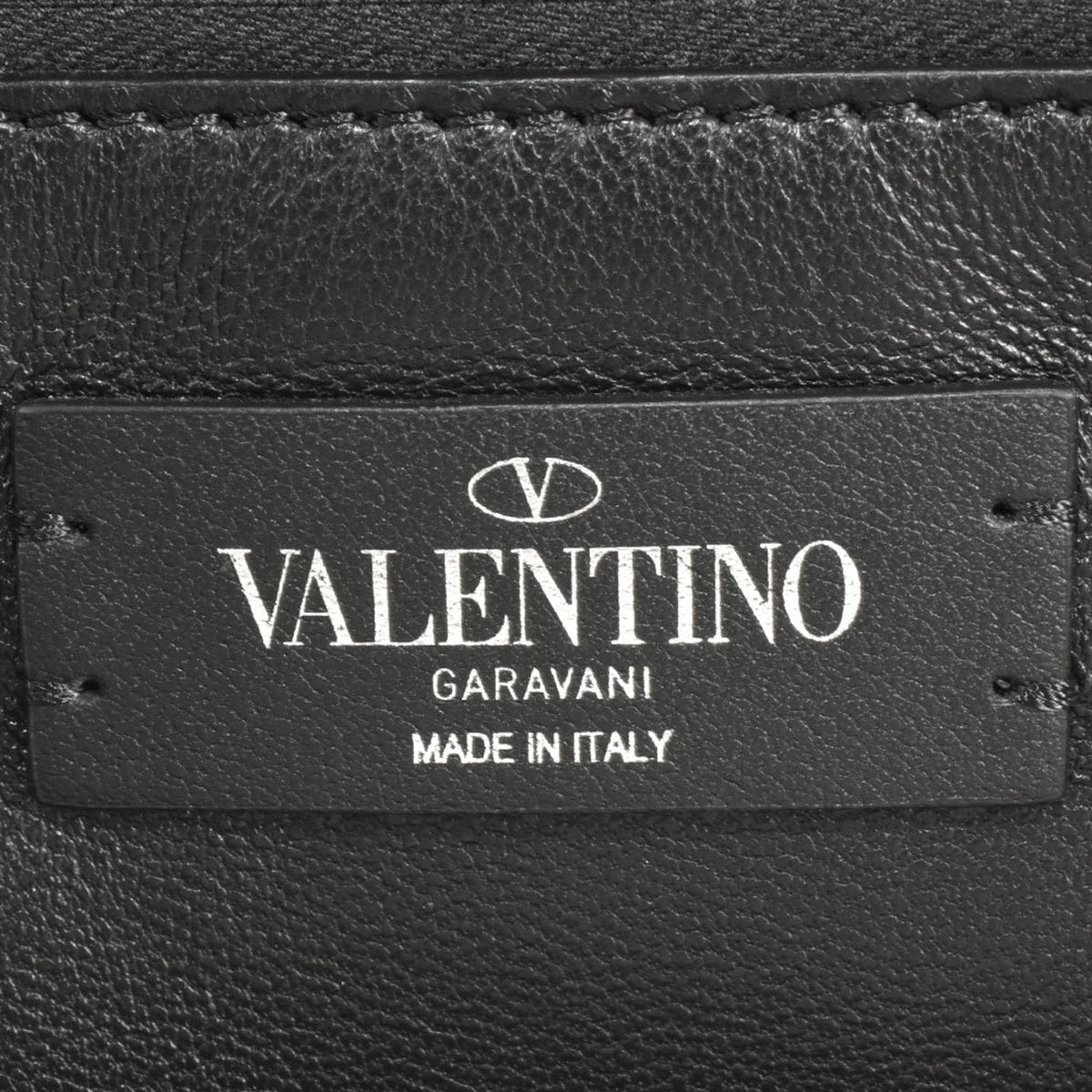 Valentino Black Leather Tote Bag (Pre-Owned)