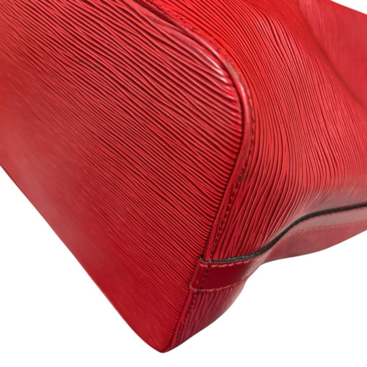 Louis Vuitton Castilian Red Red Color Epi Leather Shoulder Bag (Pre-Owned)