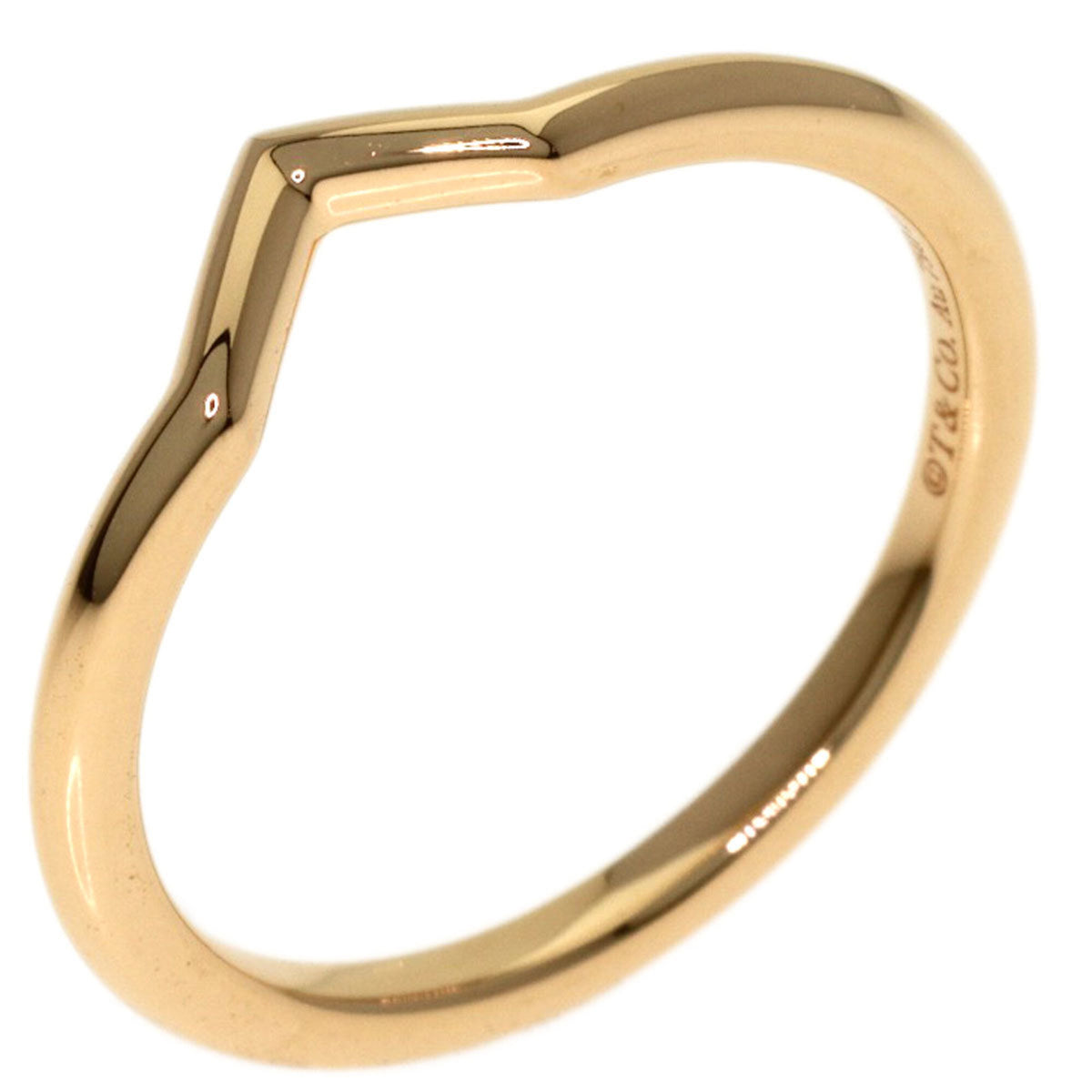 Tiffany Pink Gold (18K) Band Ring (Pre-Owned)