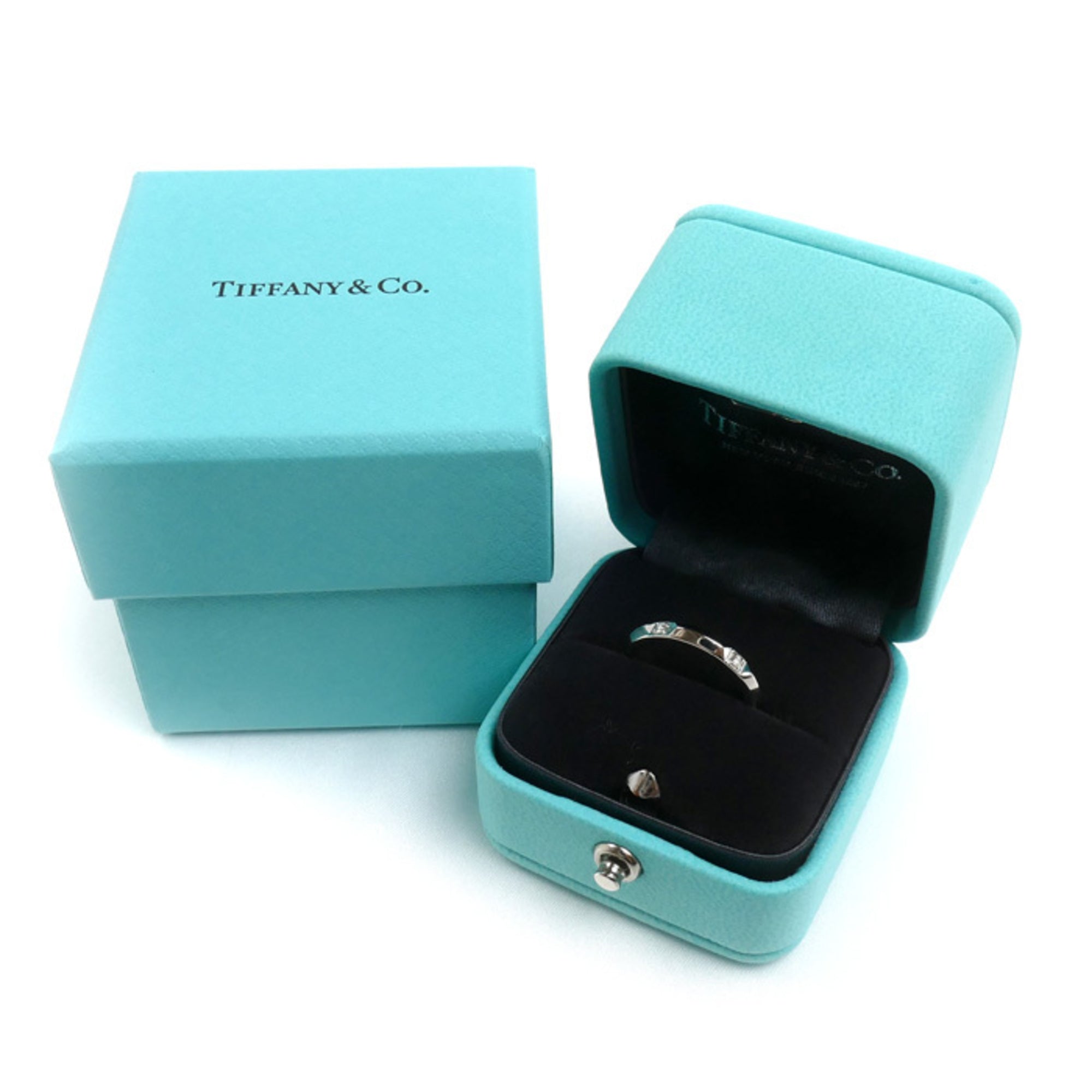 Tiffany Platinum 950 Band Ring (Pre-Owned)