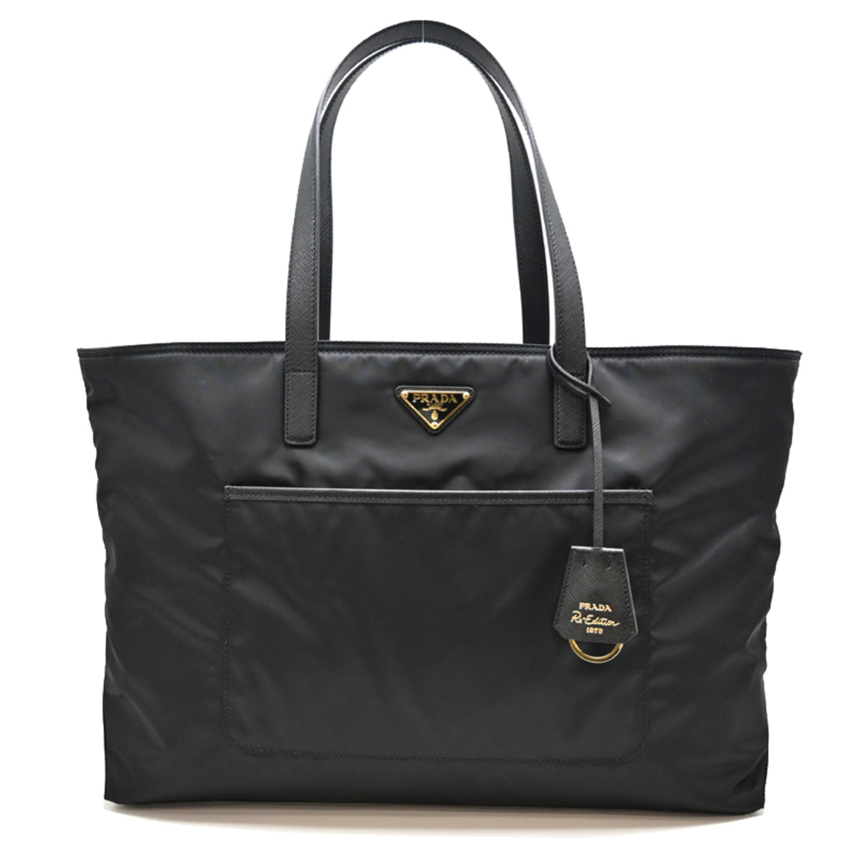 Prada Black Nero Nylon Tote Bag (Pre-Owned)