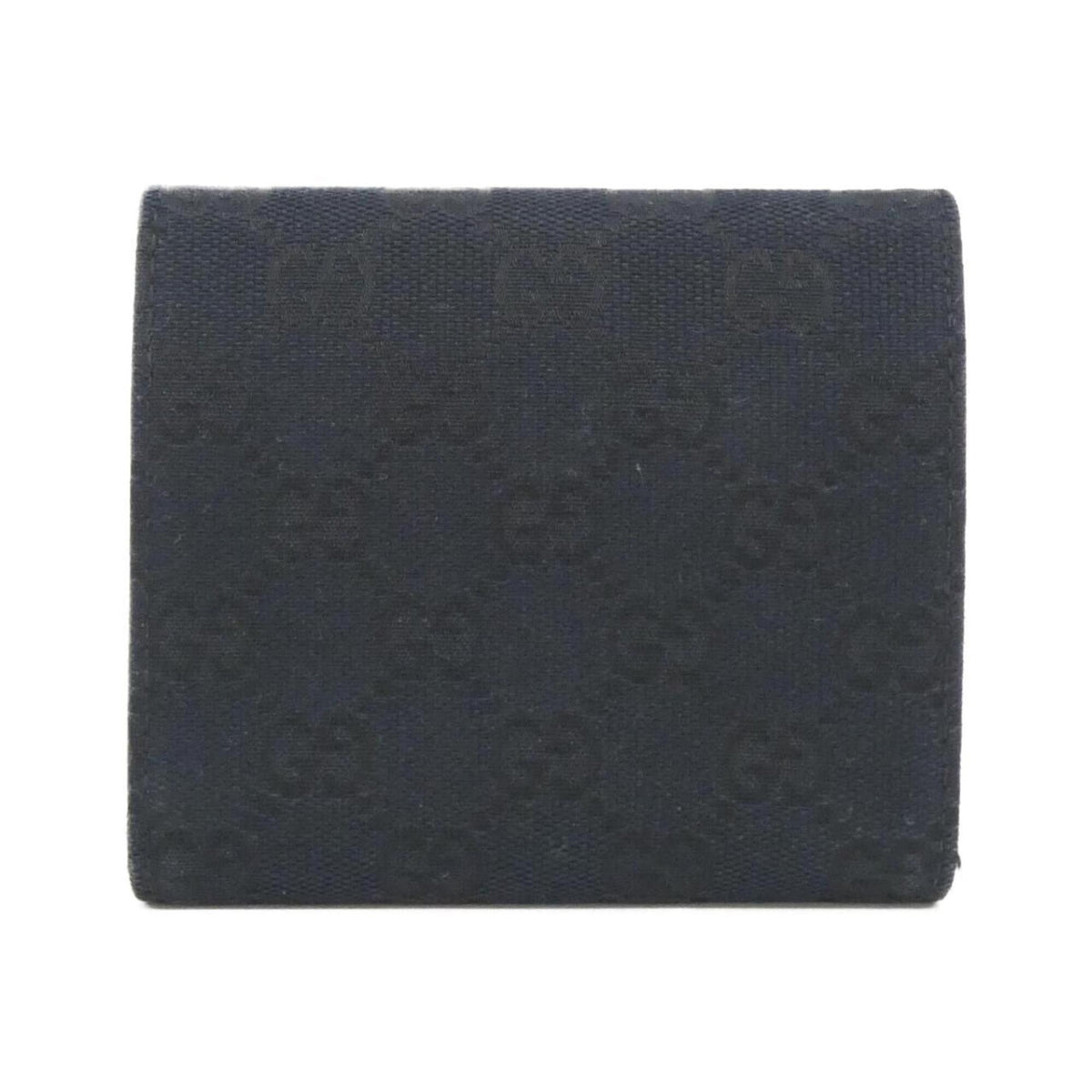 Gucci Black Gg Canvas Wallet (Tri-Fold) (Pre-Owned)