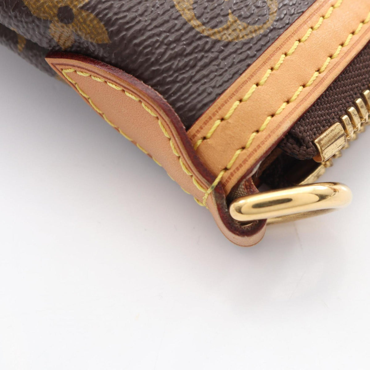 Louis Vuitton Brown Coated Canvas Pvc Monogram Leather Handbag (Pre-Owned)