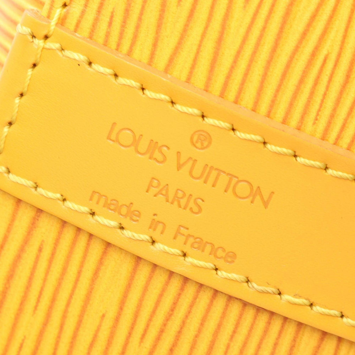 Louis Vuitton Yellow Leather Handbag Shoulder Bag (Pre-Owned)