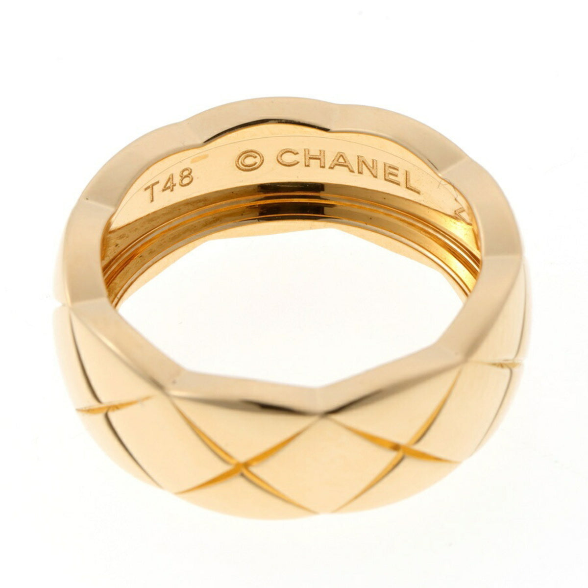 Chanel Yellow Gold Yellow Gold (18K) Band Ring (Pre-Owned)