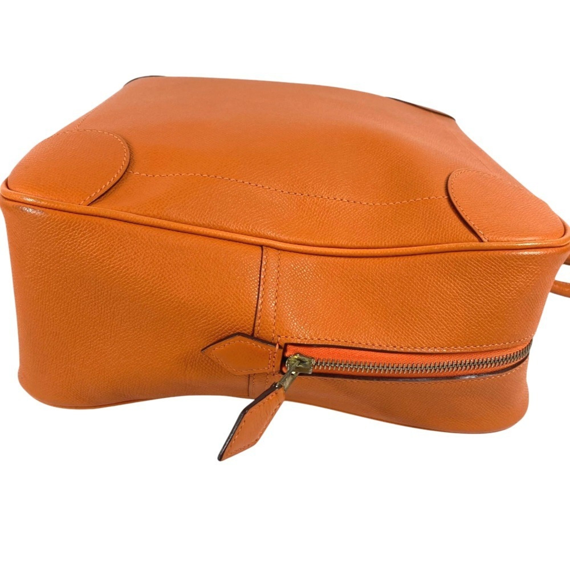 Hermes Orange Epsom Leather Handbag Tote Bag (Pre-Owned)