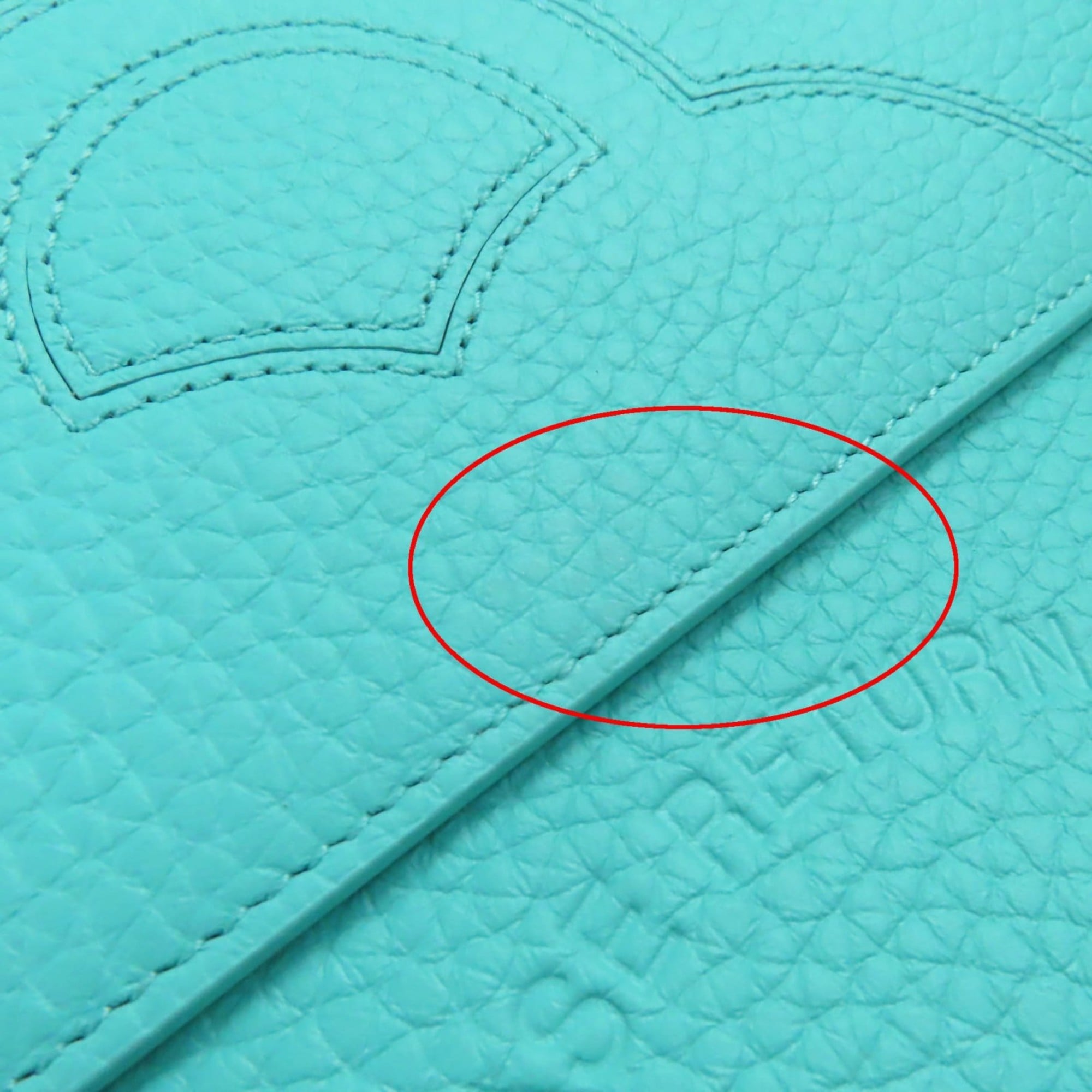 Tiffany Tiffany Blue Leather Pouch (Pre-Owned)