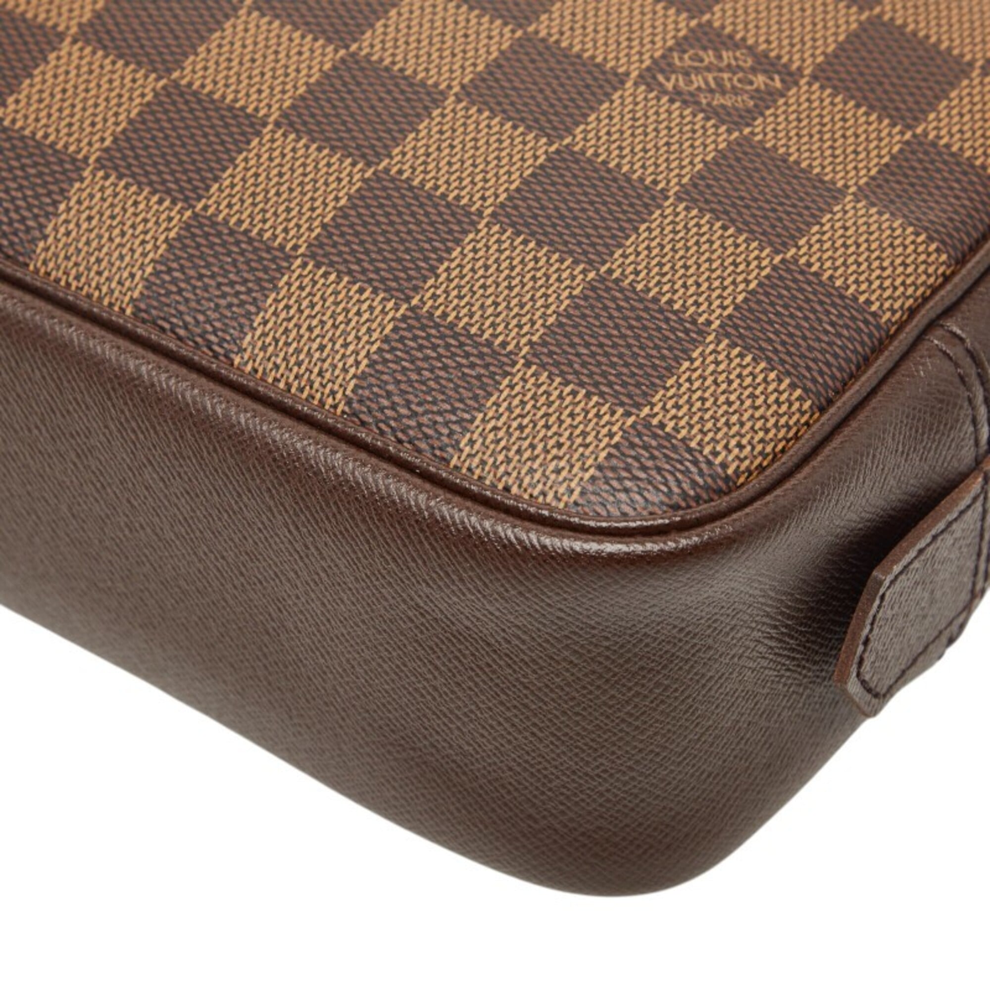 Louis Vuitton Brown Pvc Pouch (Pre-Owned)