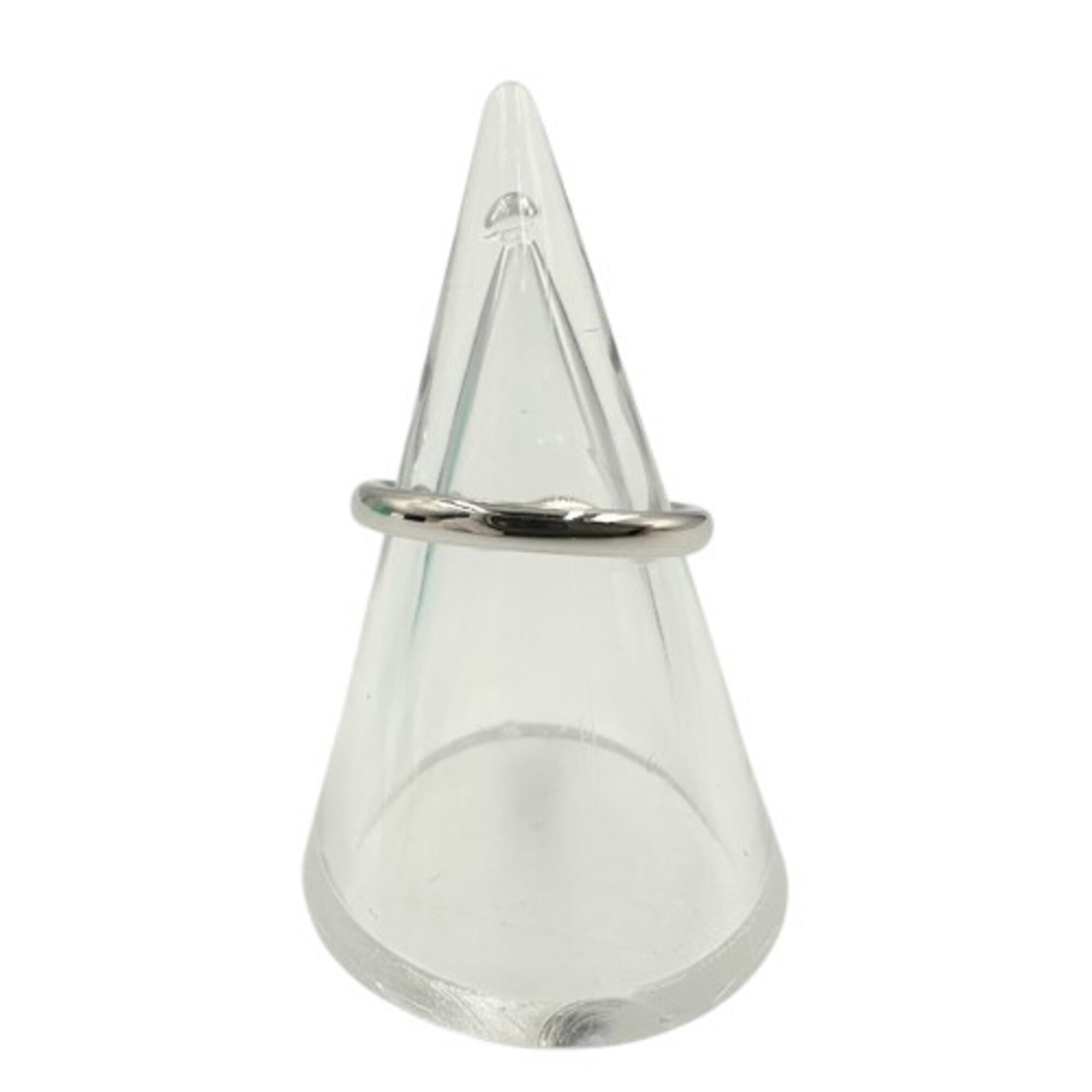 Tiffany Platinum Platinum 950 Band Ring (Pre-Owned)