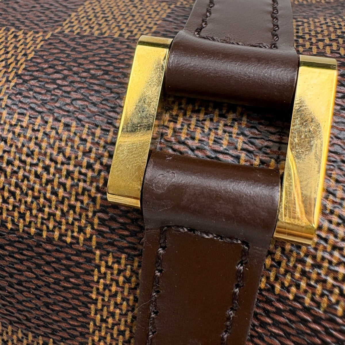 Louis Vuitton Brown Damier Canvas Damier Canvas Handbag (Pre-Owned)