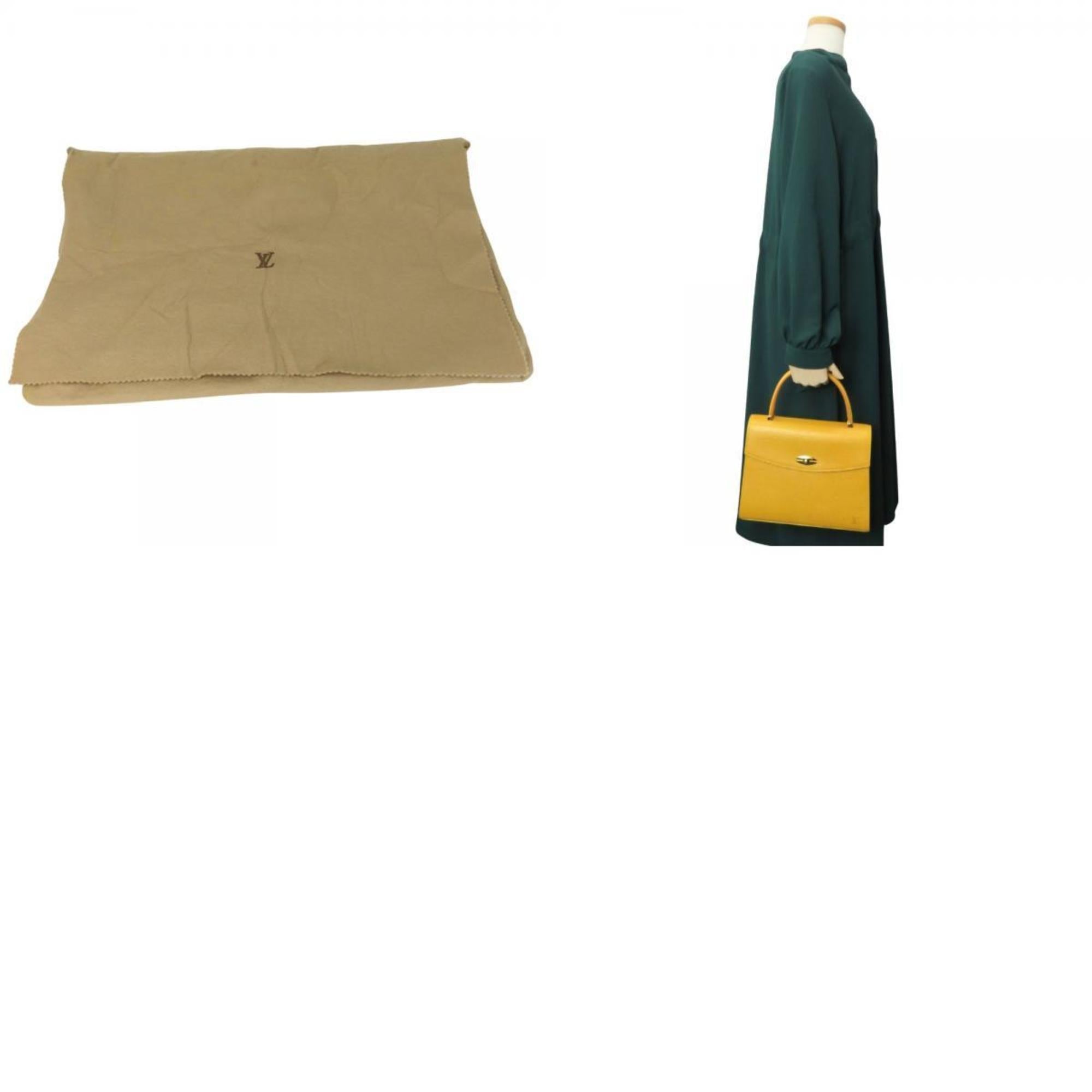 Louis Vuitton Epi Yellow Epi Leather Handbag (Pre-Owned)